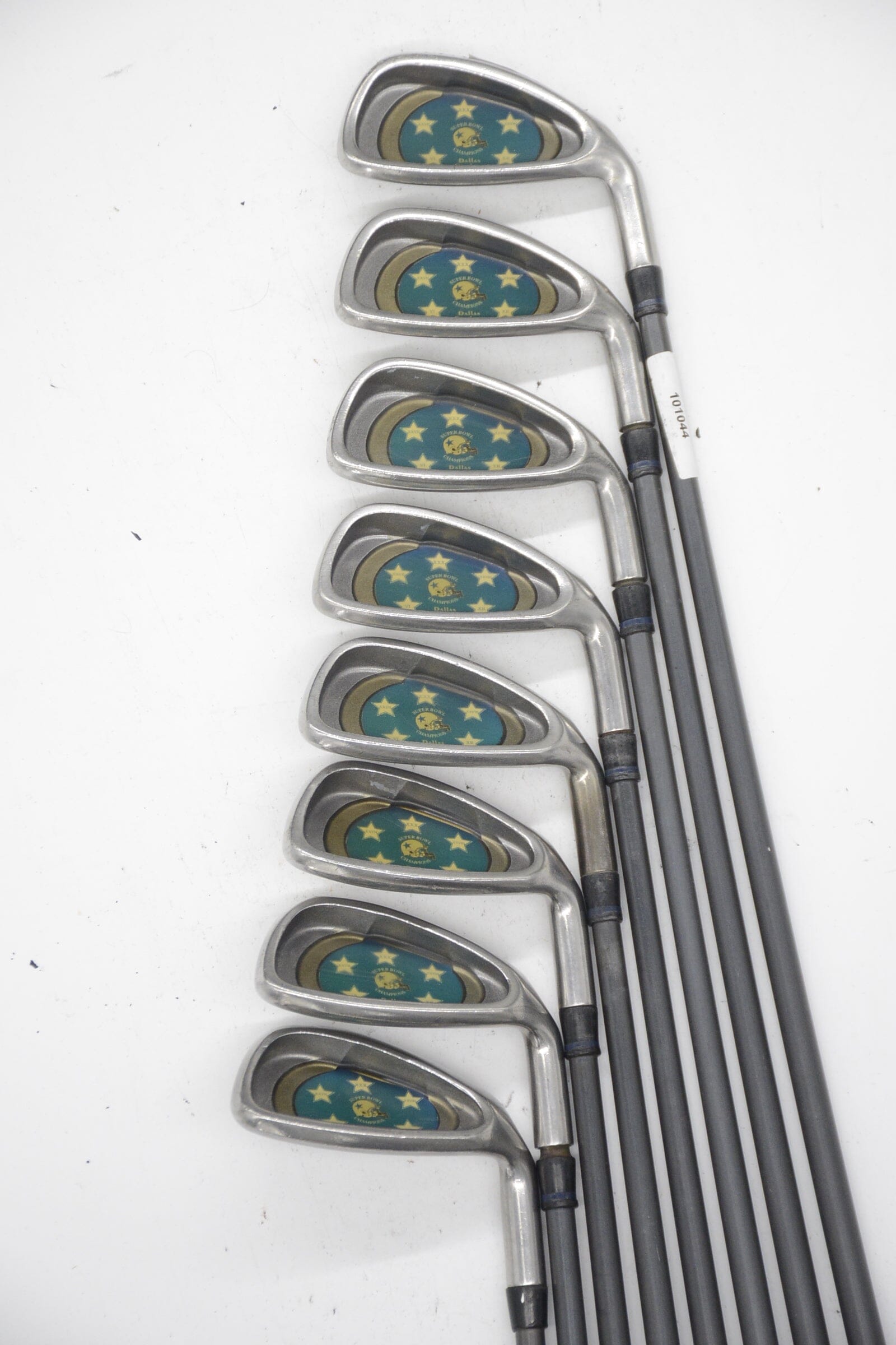 Bob Toski Cowboys Super Bowl Commemorative 3-PW Iron Set S Flex -0.25" Golf Clubs GolfRoots 