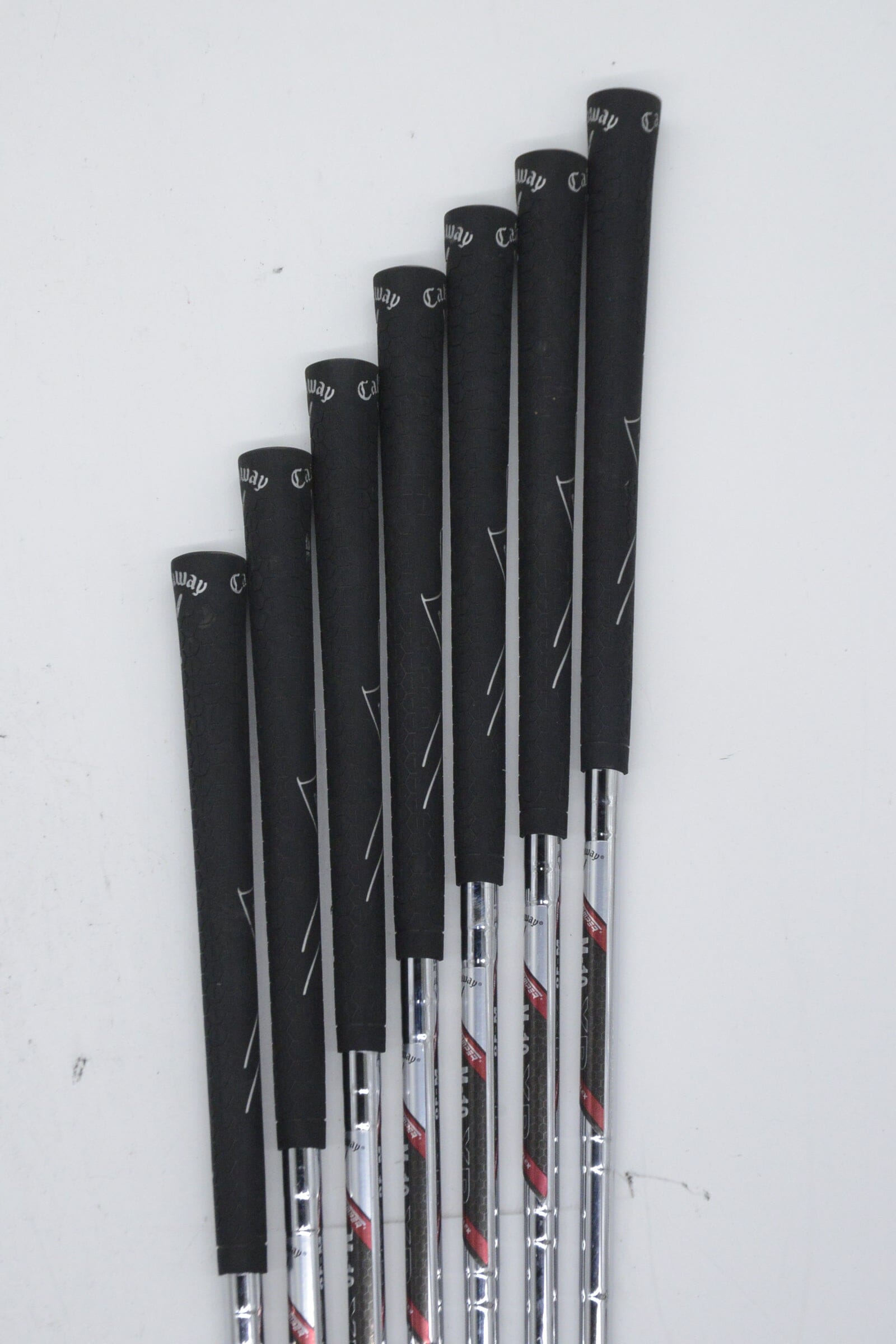 Callaway RAZR X Black 4-PW Iron Set Uniflex Std Length Golf Clubs GolfRoots 