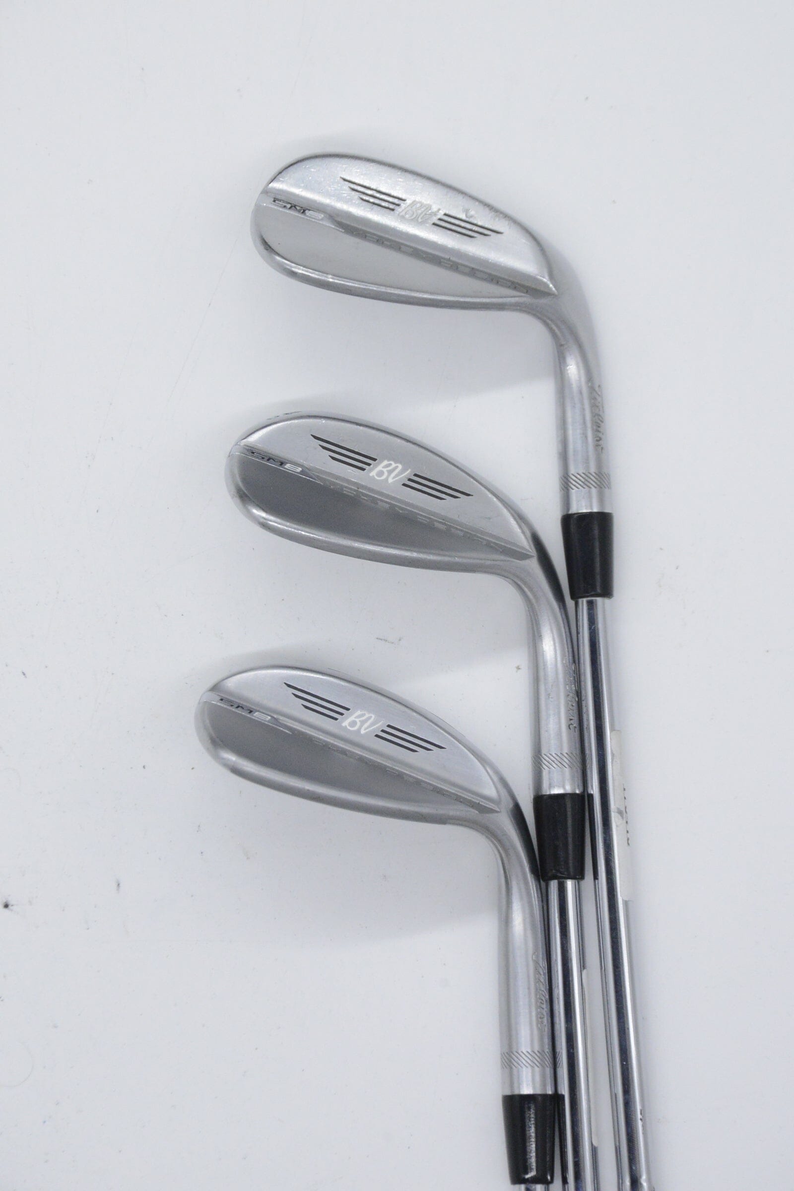 Titleist Vokey SM8 Tour Chrome 50, 54, 58 Degree Wedge Set Wedge Flex Golf Clubs GolfRoots 