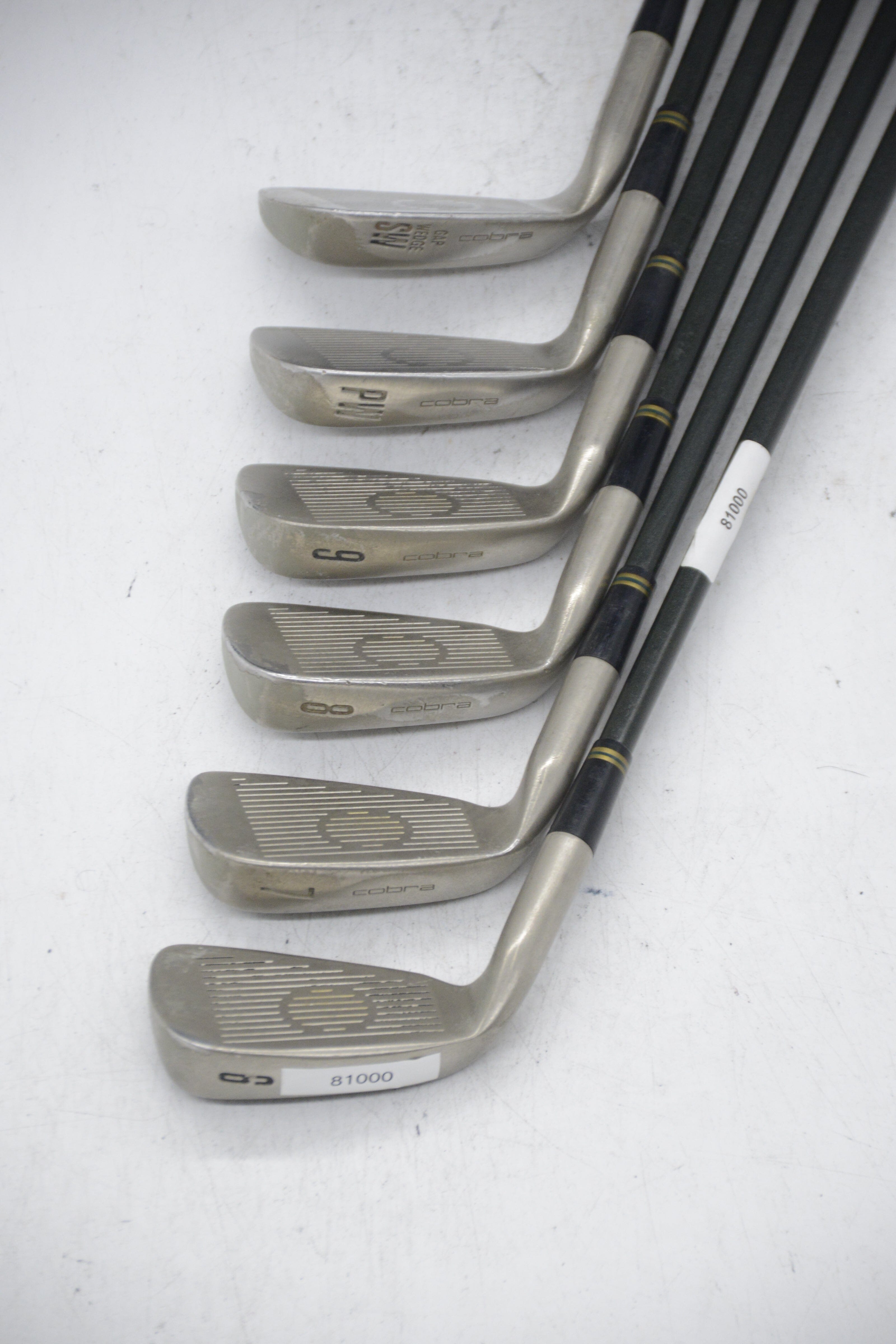 Cobra King Cobra Oversize 6-GW Iron Set R Flex Std Length Golf Clubs GolfRoots 