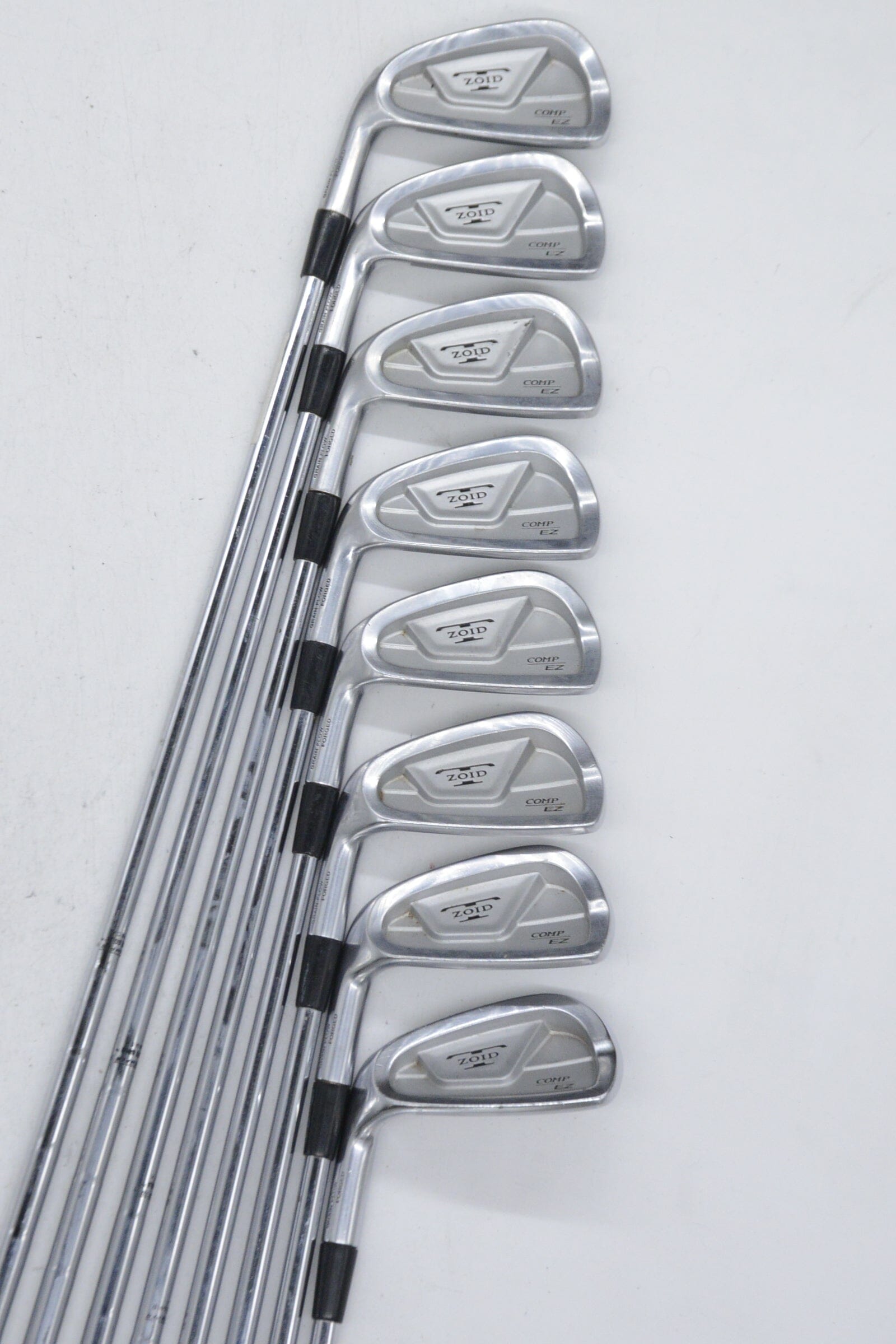 Lefty Mizuno T-Zoid Comp EZ 3-PW Iron Set S Flex +0.5" Golf Clubs GolfRoots 