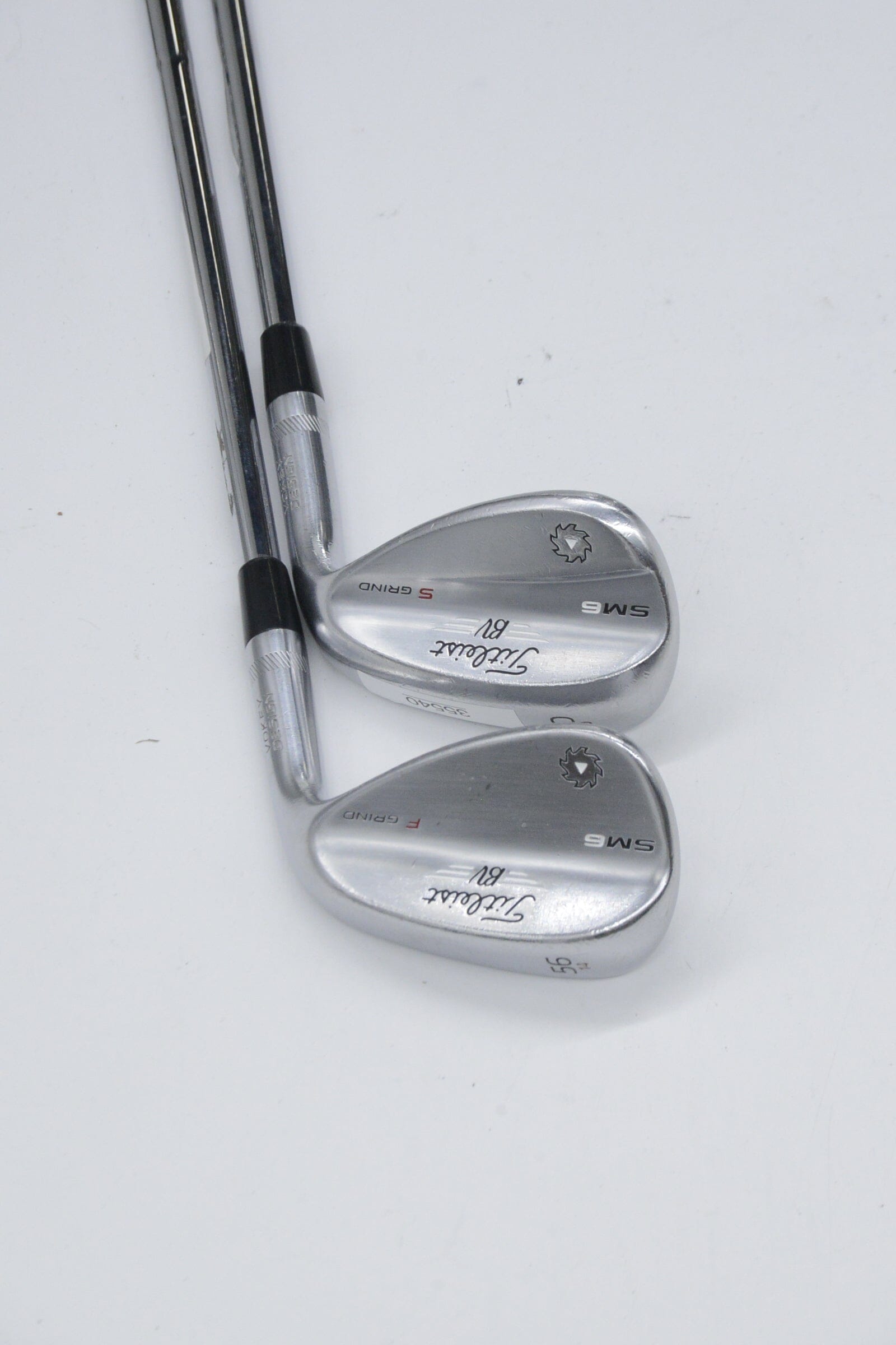 Titleist Vokey SM6 Tour Chrome 56 & 60 Degree Wedge Set R Flex Golf Clubs GolfRoots 