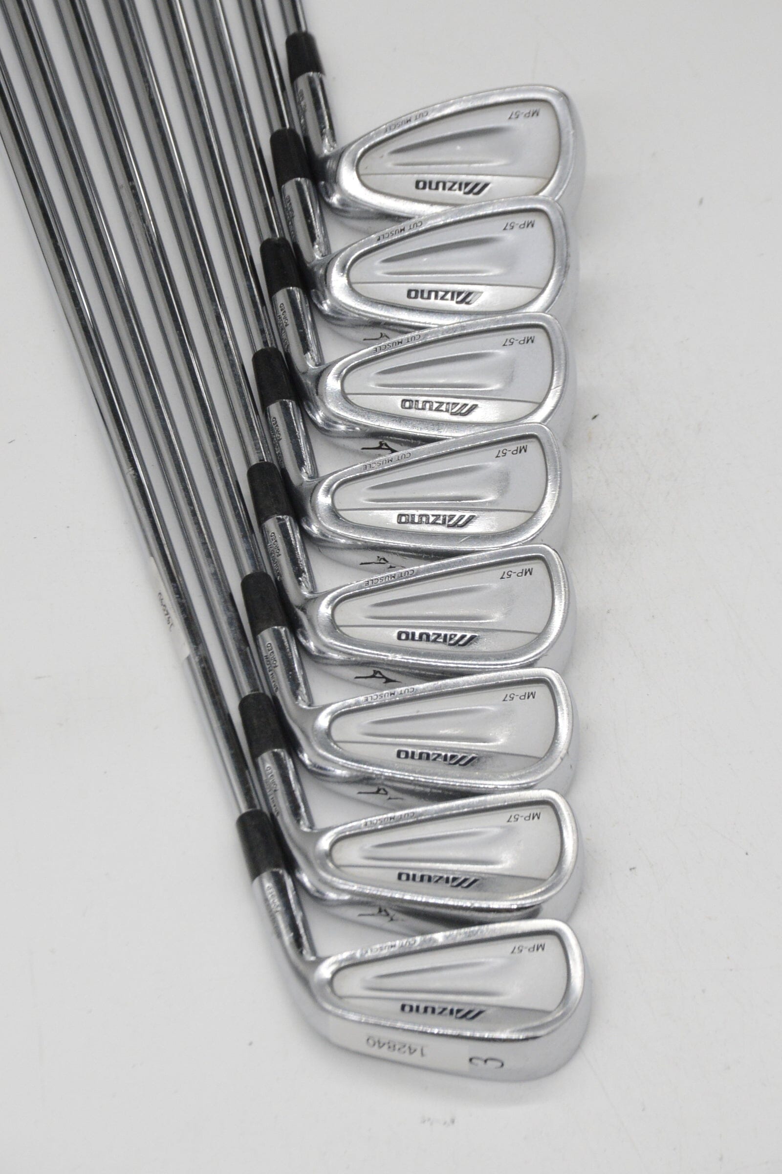 Mizuno MP-57 3-PW Iron Set R Flex -0.25" Golf Clubs GolfRoots 