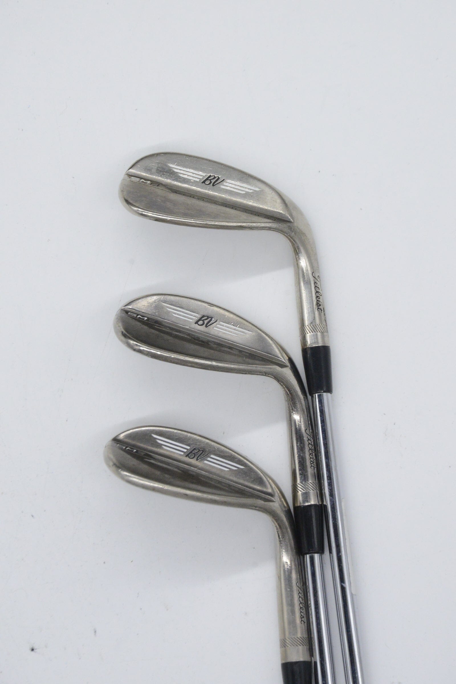 Titleist Vokey SM8 Brushed Steel 52, 56, 60 Degree Wedge Set Wedge Flex Golf Clubs GolfRoots 
