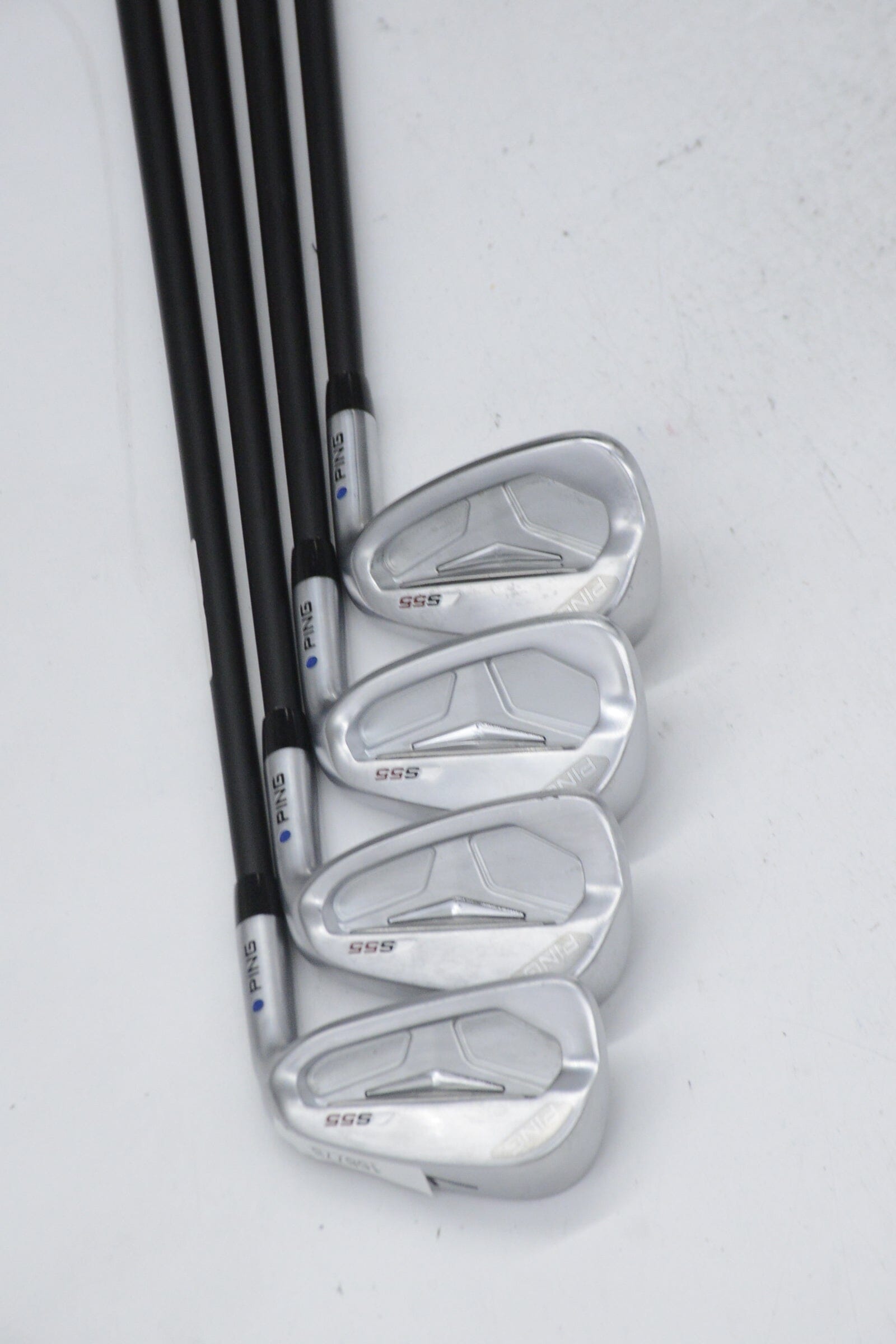 Ping S55 7-PW Iron Set R Flex +0.5" Golf Clubs GolfRoots 