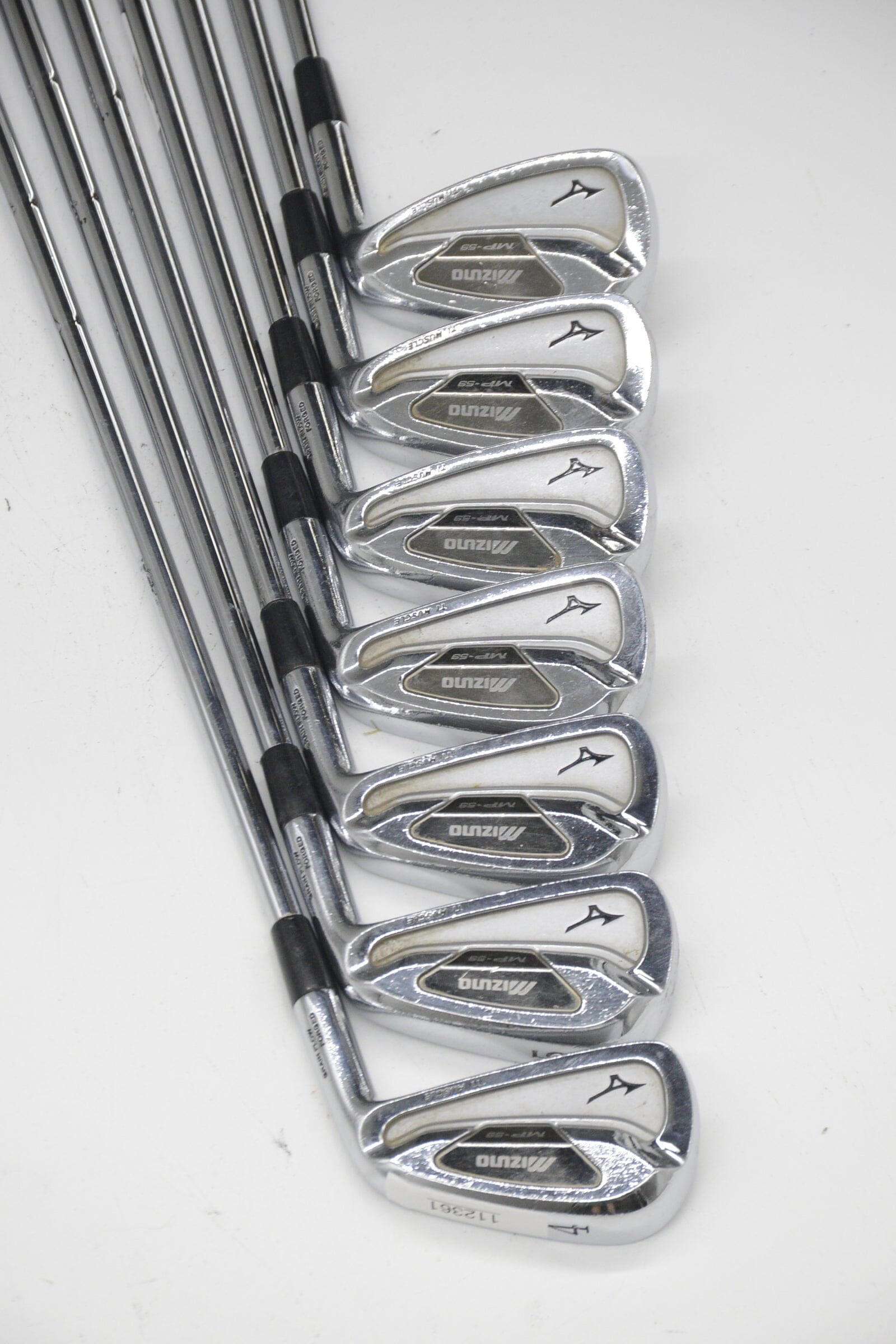 Mizuno MP-59 4-PW Iron Set S Flex Std Length Golf Clubs GolfRoots 