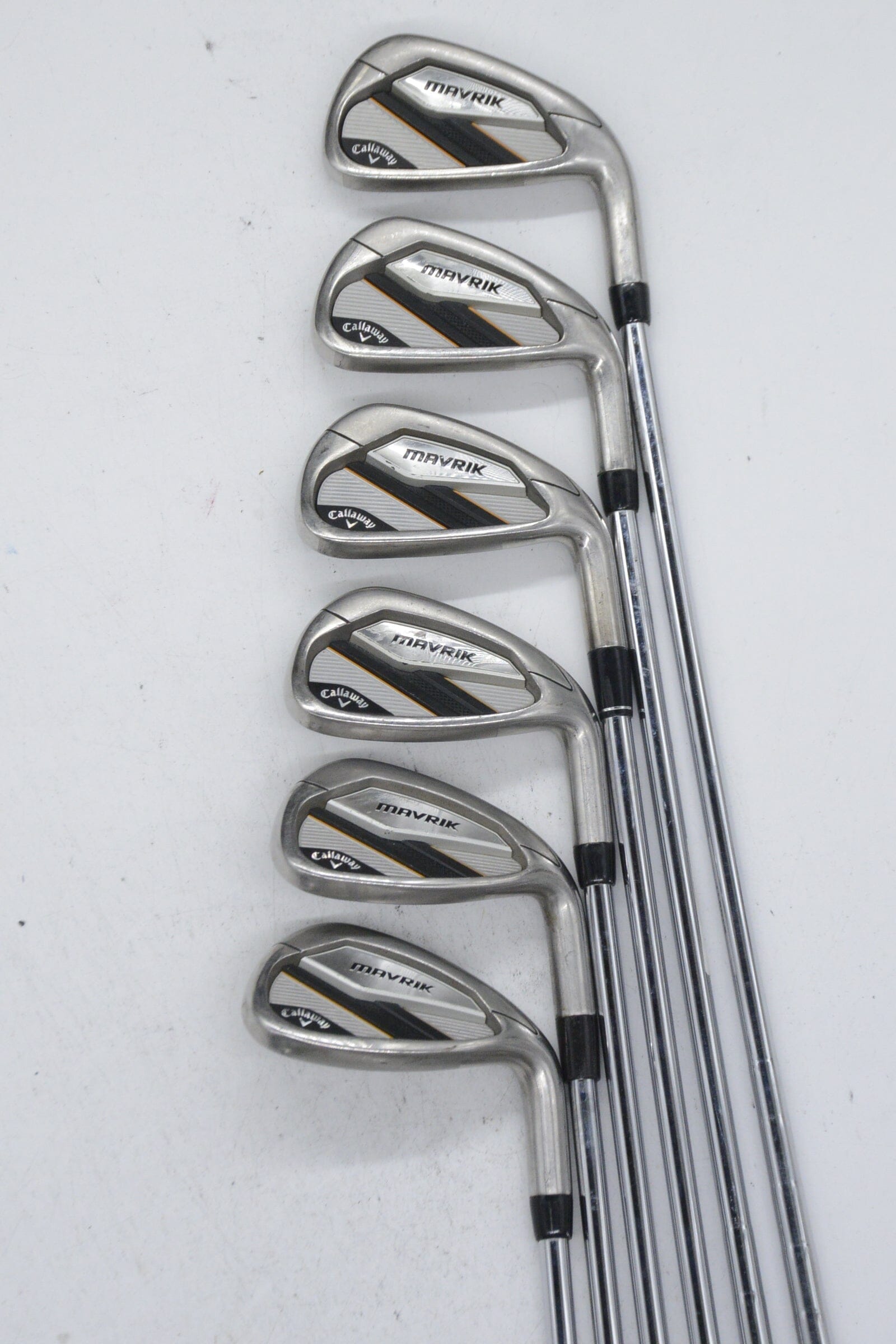 Callaway Mavrik 5-8, PW-AW Iron Set S Flex +0.25" Golf Clubs GolfRoots 