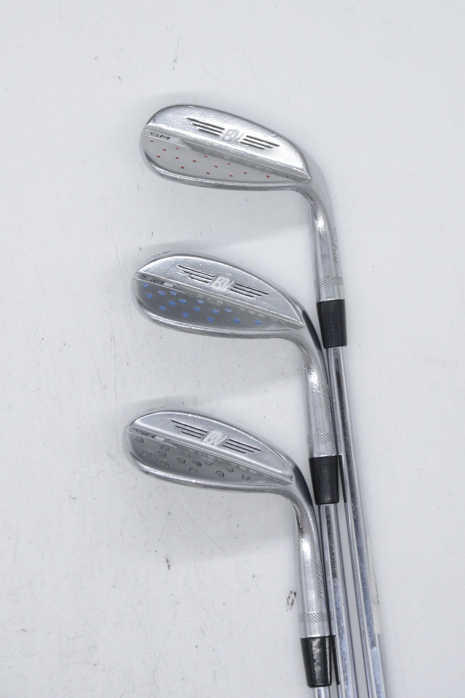 Titleist Vokey SM8 Tour Chrome 50, 54, 60 Degree Wedge Set S Flex