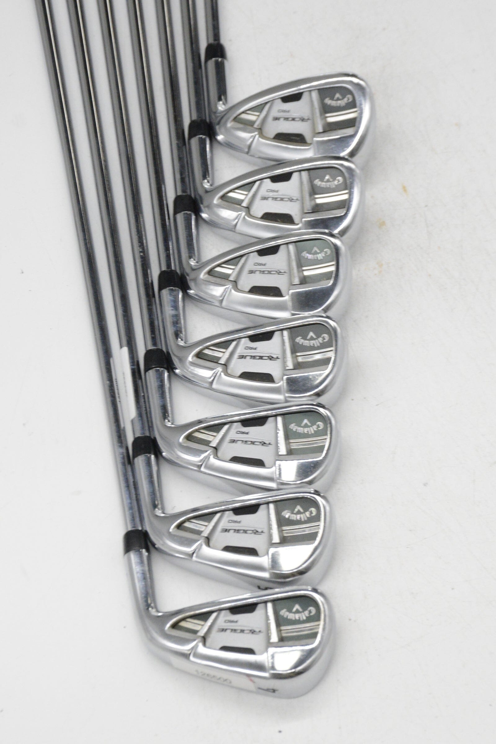Callaway Rogue Pro 4-PW Iron Set S Flex +0.25" Golf Clubs GolfRoots 