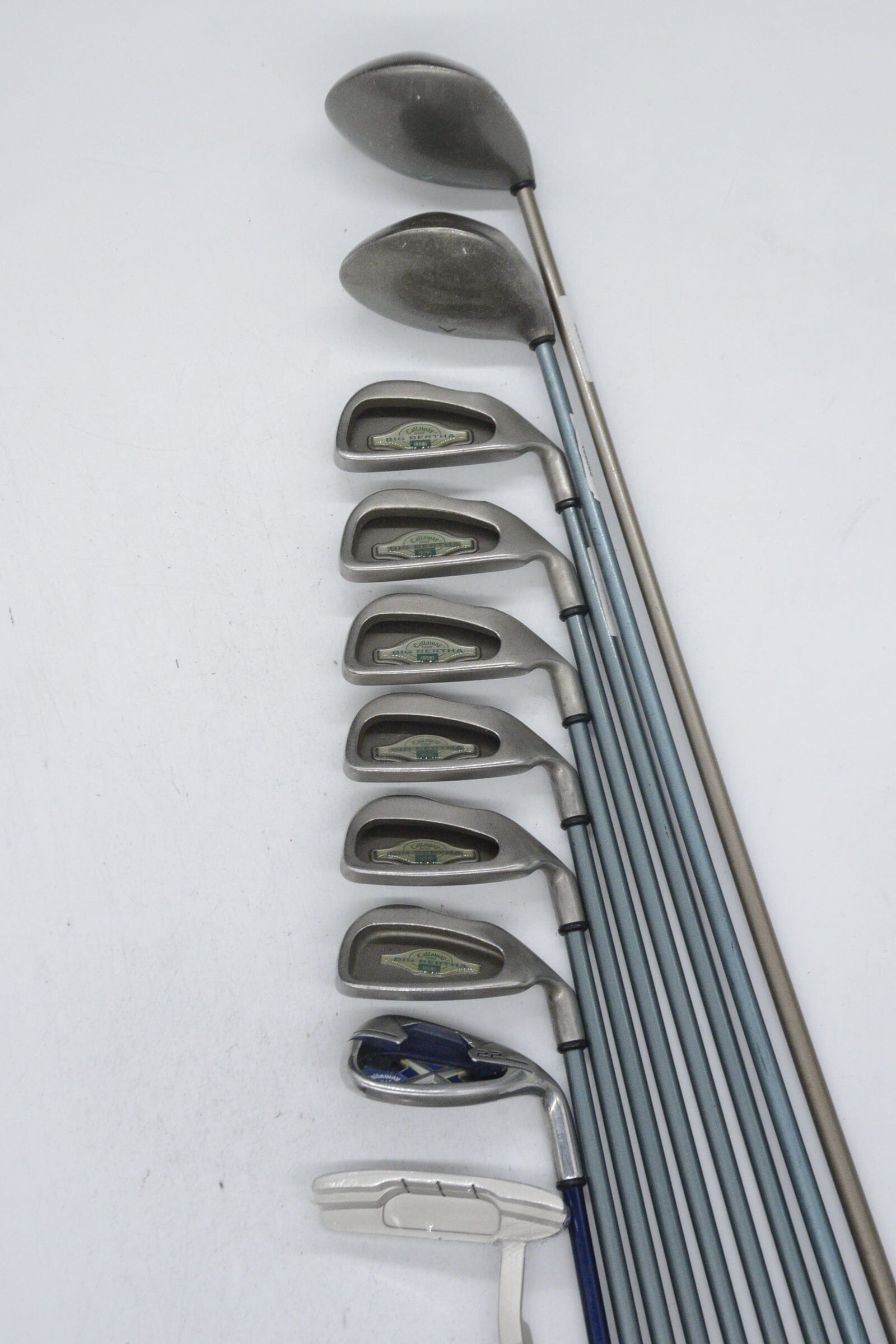 Women's Callaway Big Bertha 2002 Mixed Full Set W Flex -0.5" Golf Clubs GolfRoots 
