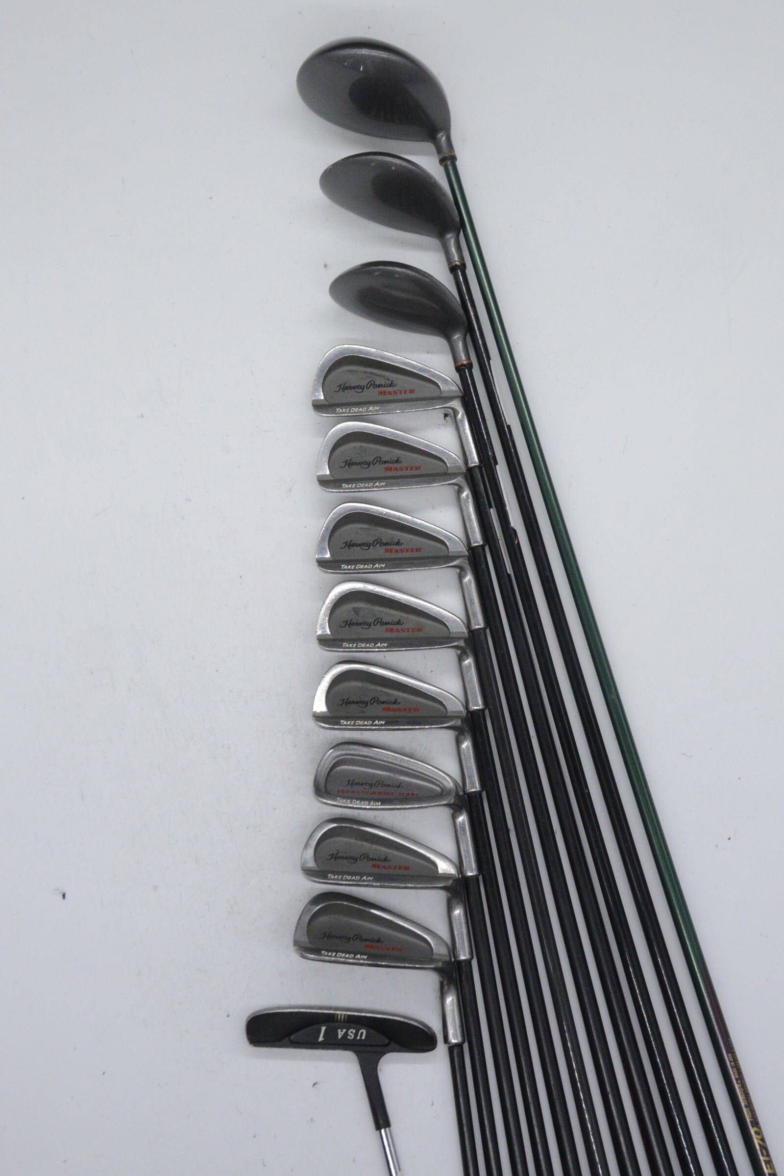 Penick Master Mixed Full Set R Flex Std Length Golf Clubs GolfRoots 