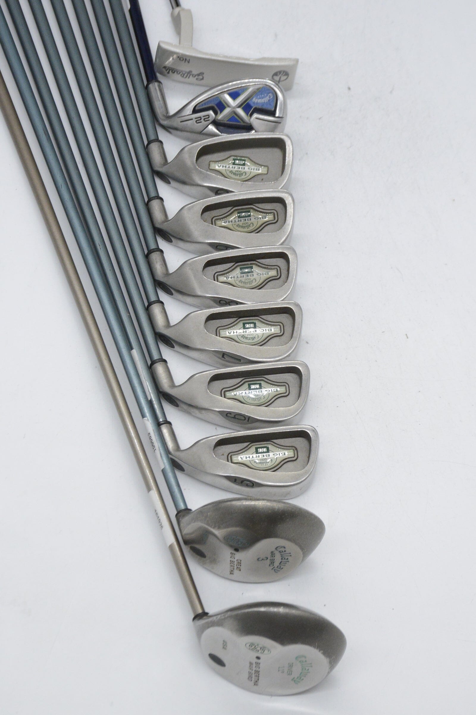 Women's Callaway Big Bertha 2002 Mixed Full Set W Flex -0.5" Golf Clubs GolfRoots 