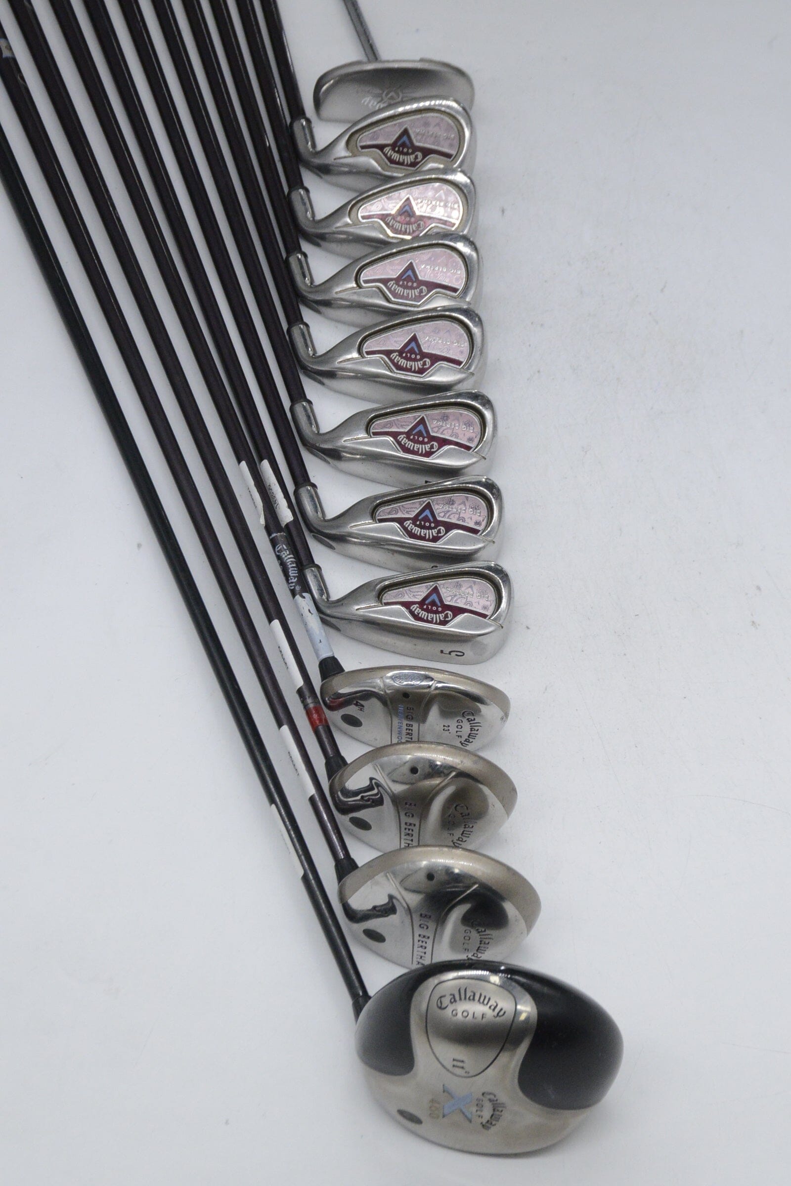 Women's Callaway Big Bertha 2006 Mixed Full Set W Flex -0.5" Golf Clubs GolfRoots 