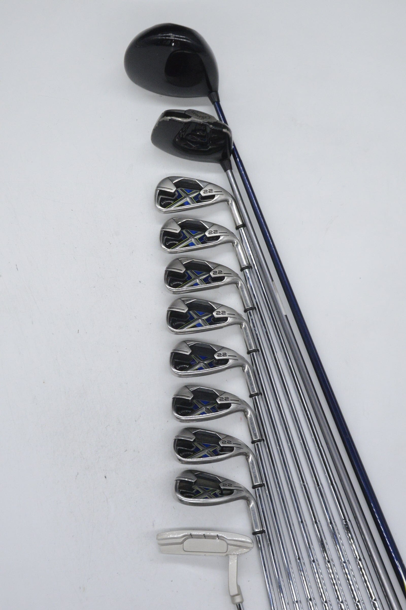 Callaway X-22 Mixed Full Set Uniflex -0.25"