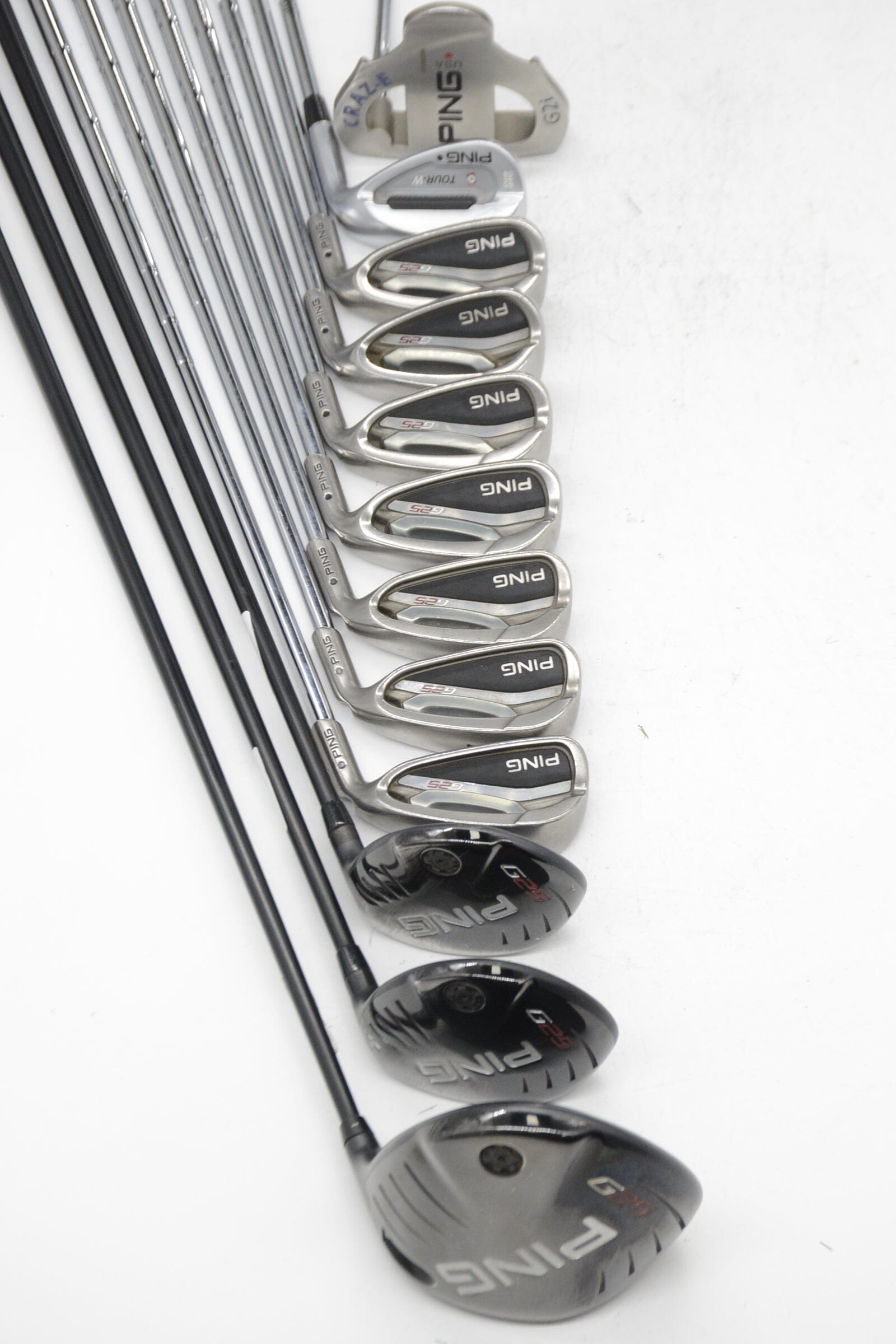 Ping G25 Mixed Full Set R Flex +0.25" Golf Clubs GolfRoots 