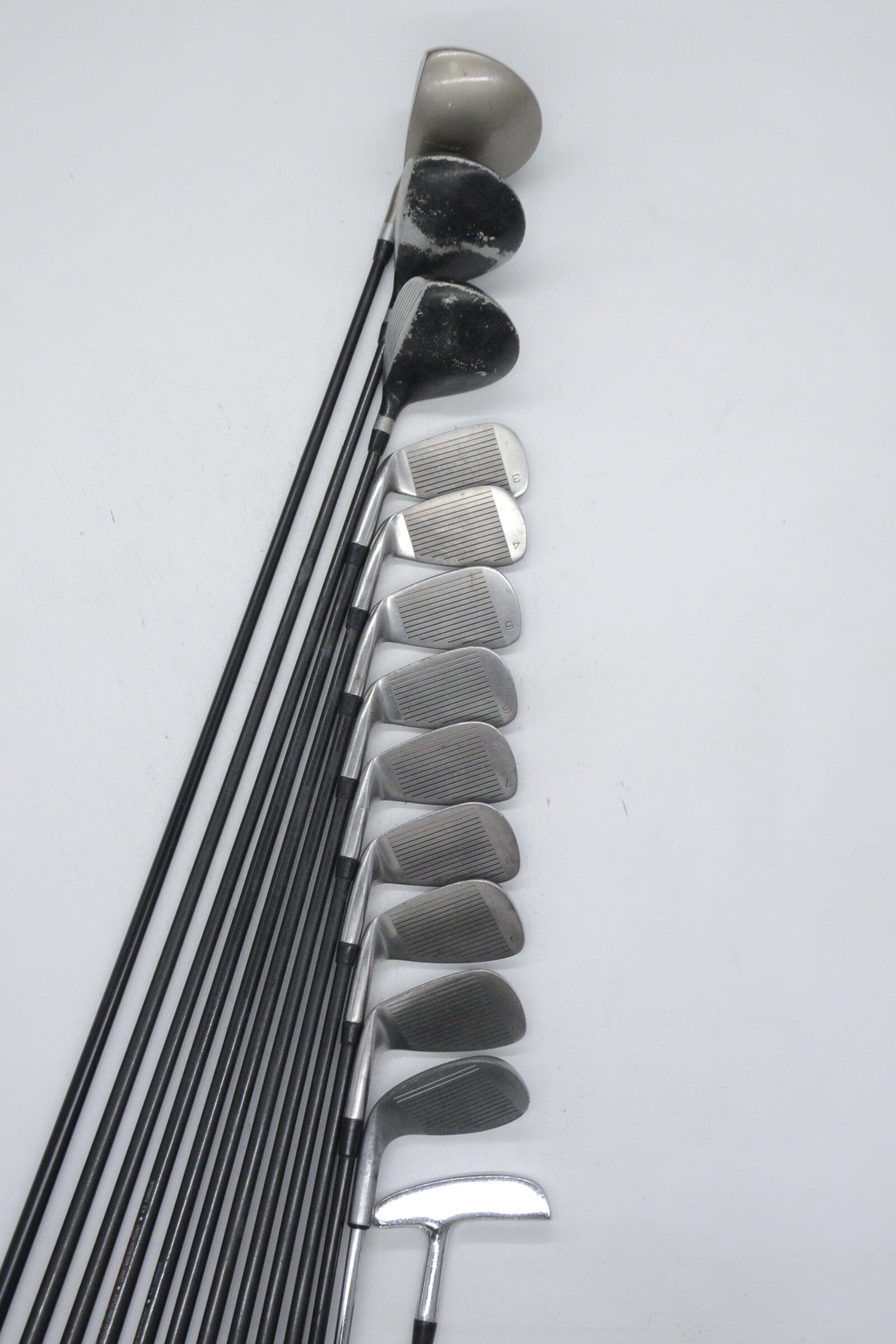 Spalding Pro Impact Mixed Full Set S Flex -0.25" Golf Clubs GolfRoots 