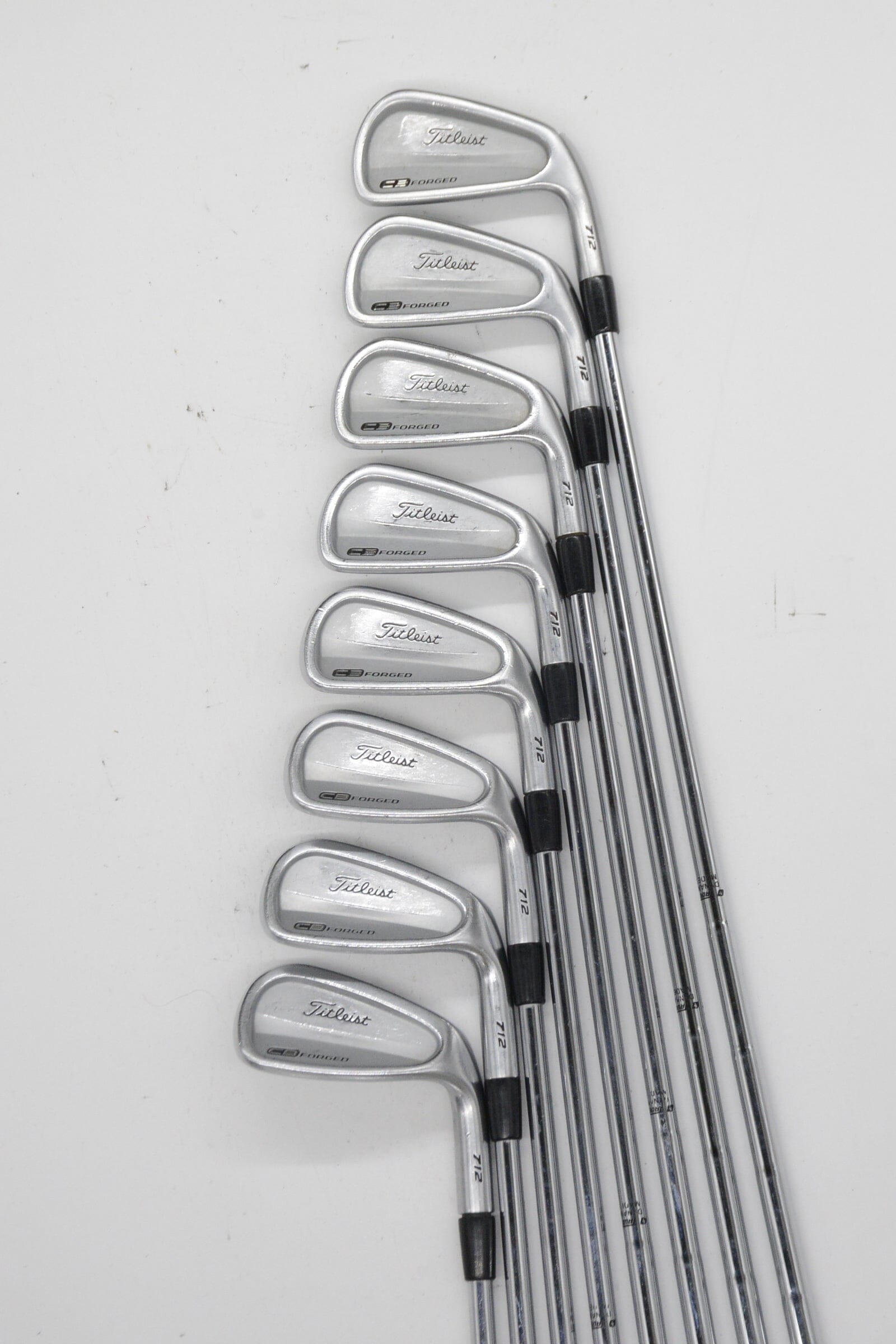 Titleist 712 CB Forged 3-PW Iron Set S Flex Std Length Golf Clubs GolfRoots 
