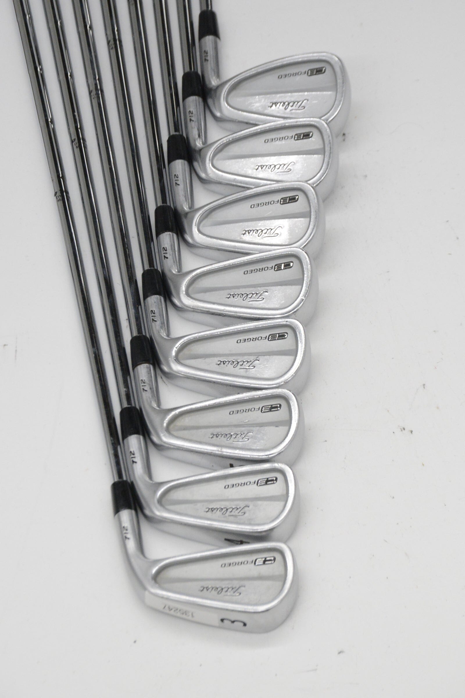 Titleist 712 CB Forged 3-PW Iron Set S Flex Std Length Golf Clubs GolfRoots 