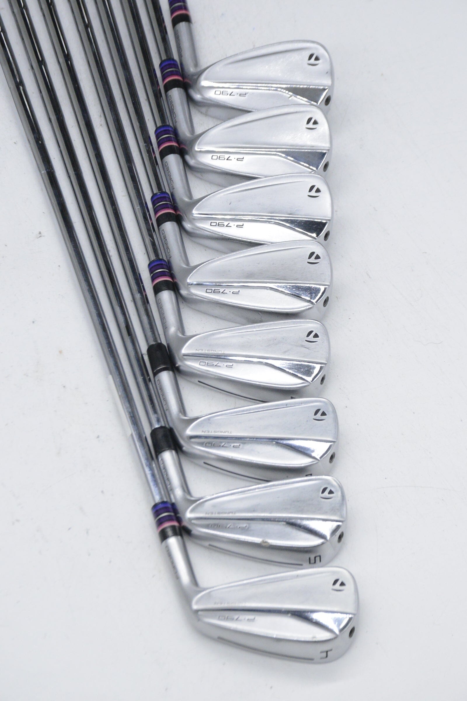 TaylorMade P790 2021 4-AW Iron Set S Flex +0.5" Golf Clubs GolfRoots 