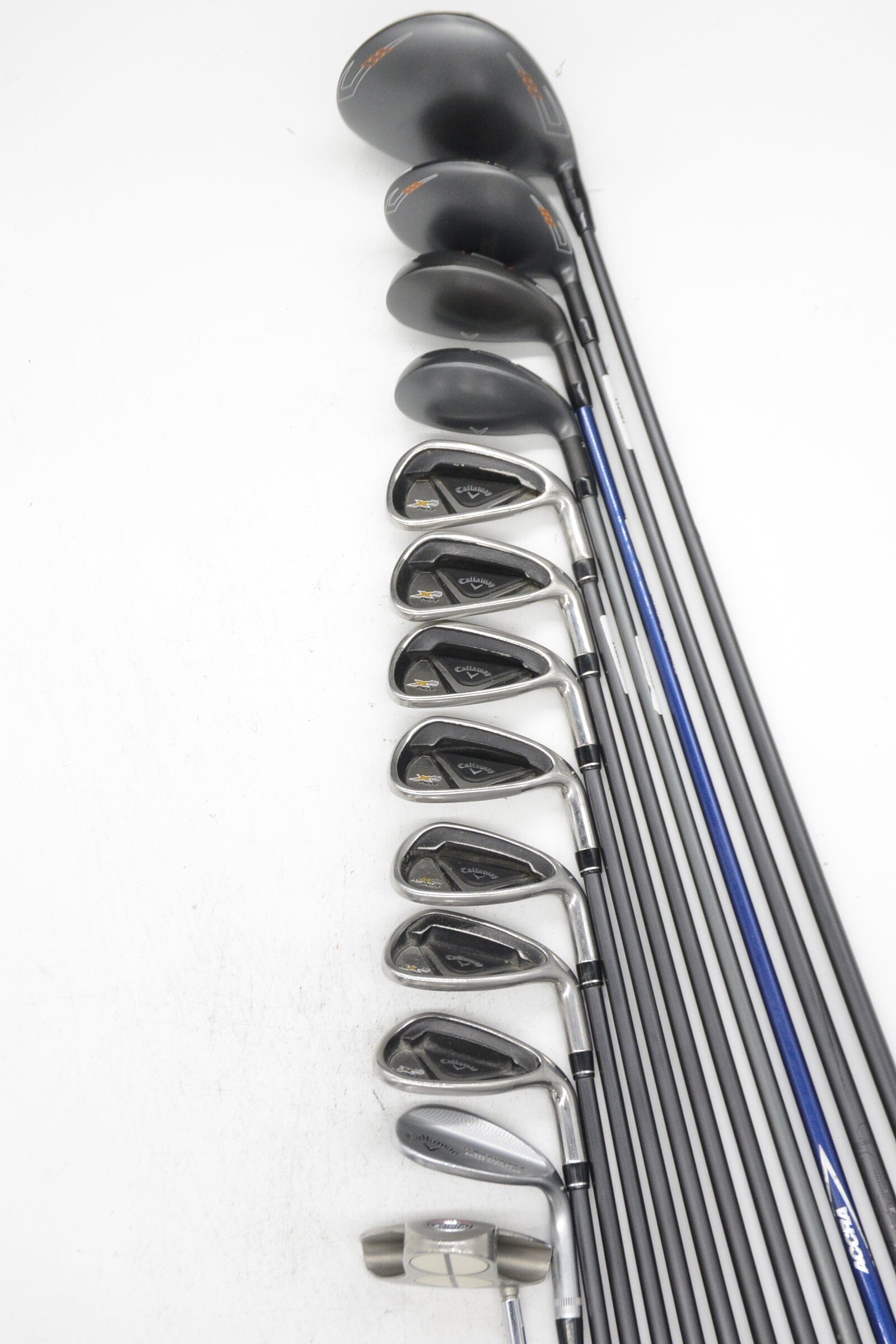 Callaway X2 Hot Mixed Full Set R Flex -0.5" Golf Clubs GolfRoots 