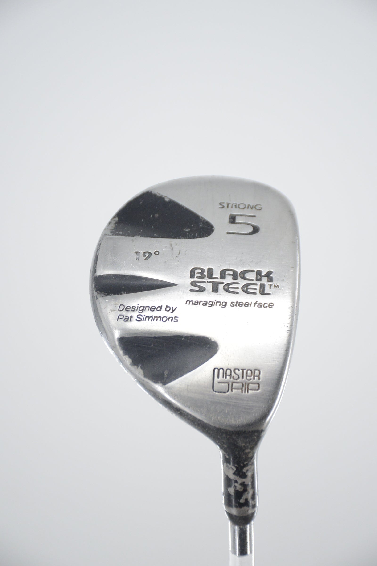 Master Grip Black Steel 5 Wood R Flex 41.25" Golf Clubs GolfRoots 