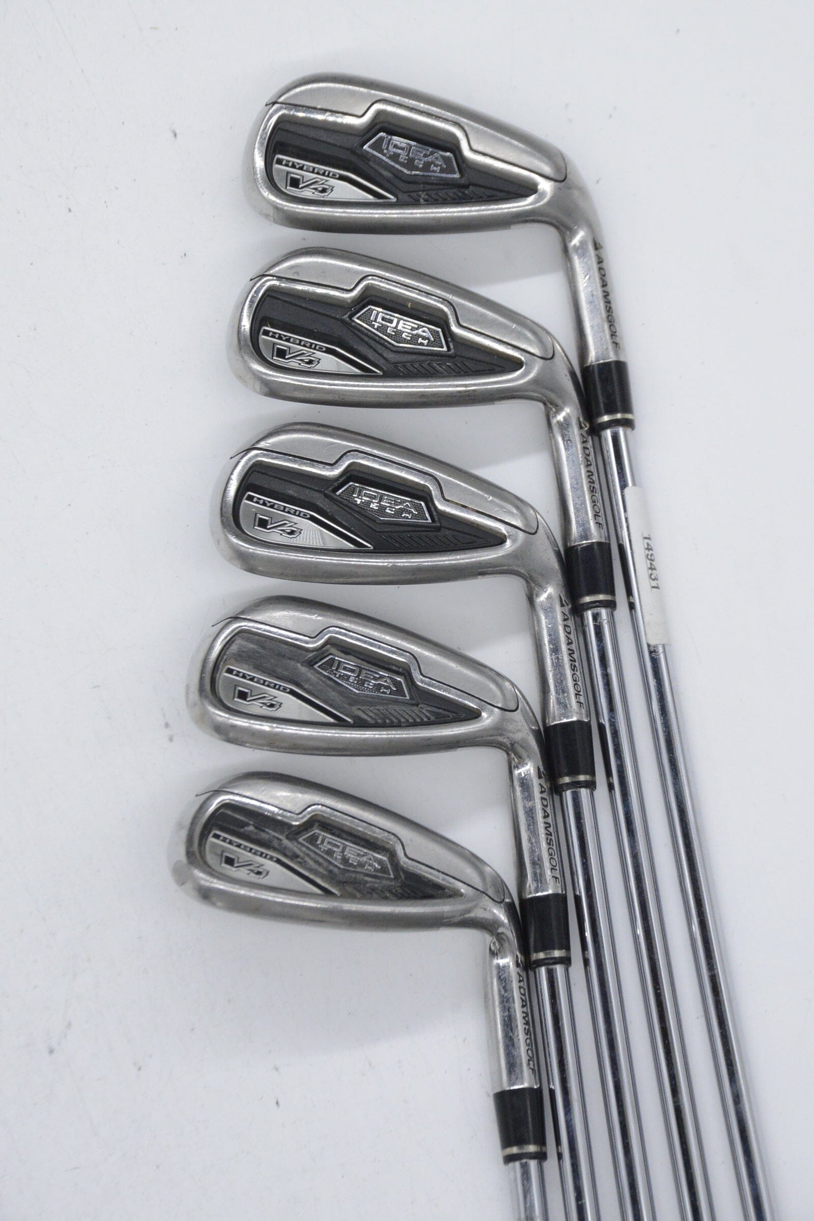 Adams Idea Tech V4 Hybrid 7-GW Iron Set R Flex +0.5" Golf Clubs GolfRoots 
