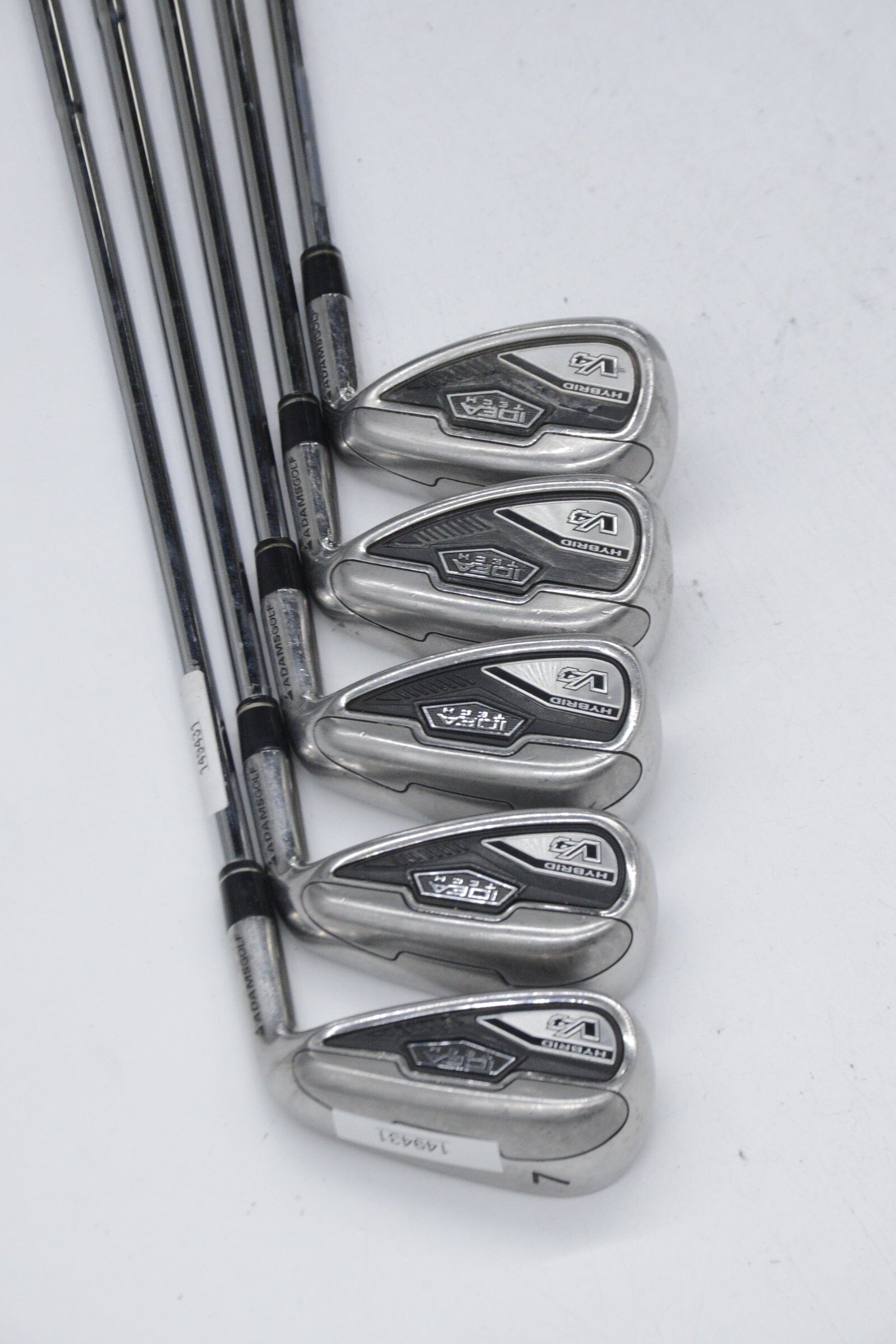 Adams Idea Tech V4 Hybrid 7-GW Iron Set R Flex +0.5" Golf Clubs GolfRoots 