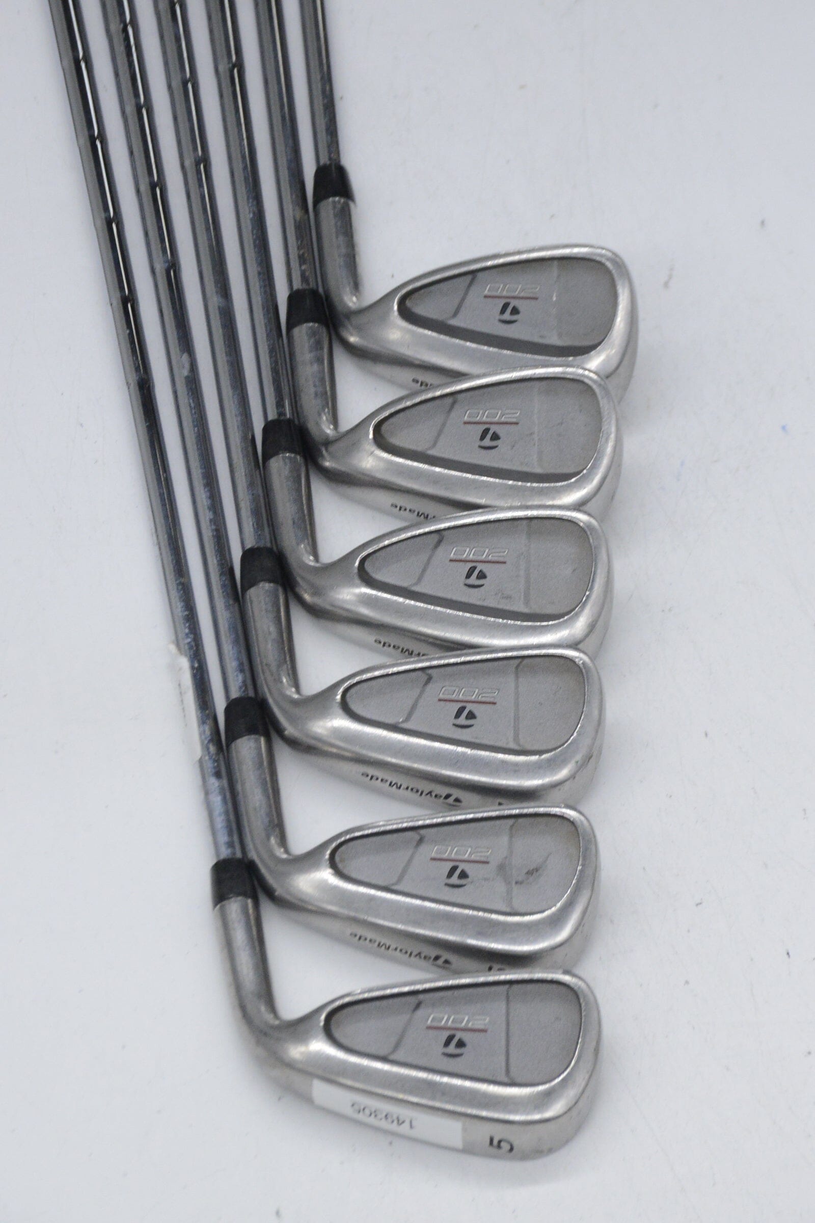 TaylorMade 200 Steel 5-PW Iron Set S Flex Std Length Golf Clubs GolfRoots 