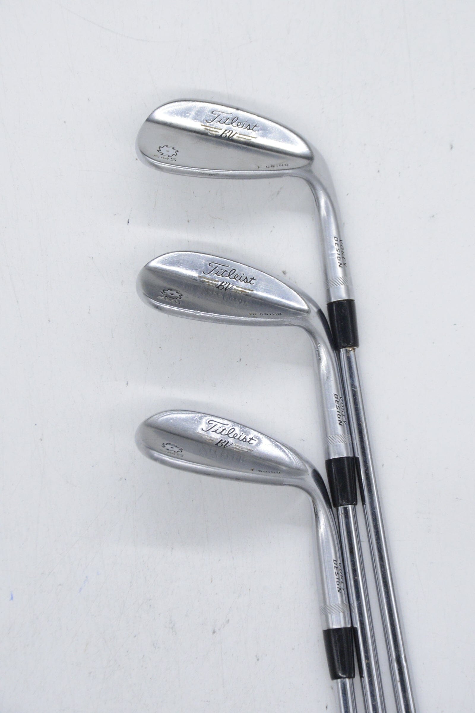 Titleist Vokey SM5 Tour Chrome 52, 58, 62 Degree Wedge Set Wedge Flex Golf Clubs GolfRoots 