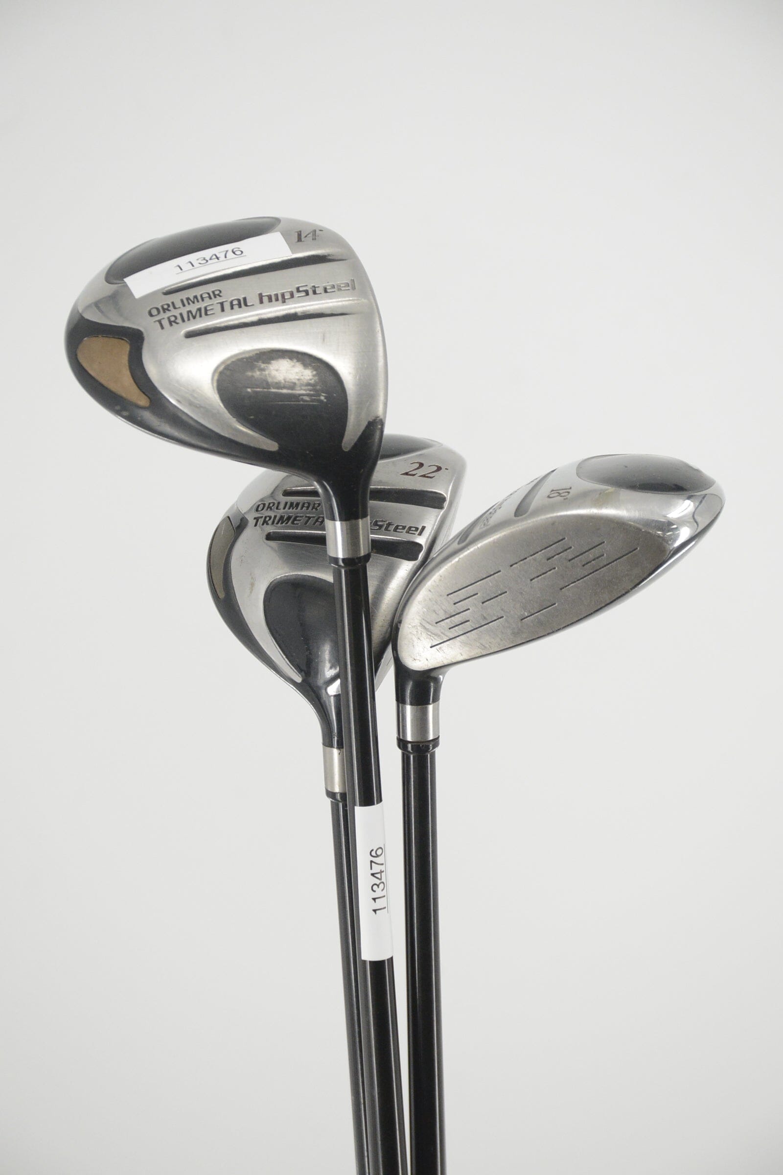 Orlimar Trimetal Hipsteel 3W, 5W, 7W Wood Set S Flex Golf Clubs GolfRoots 