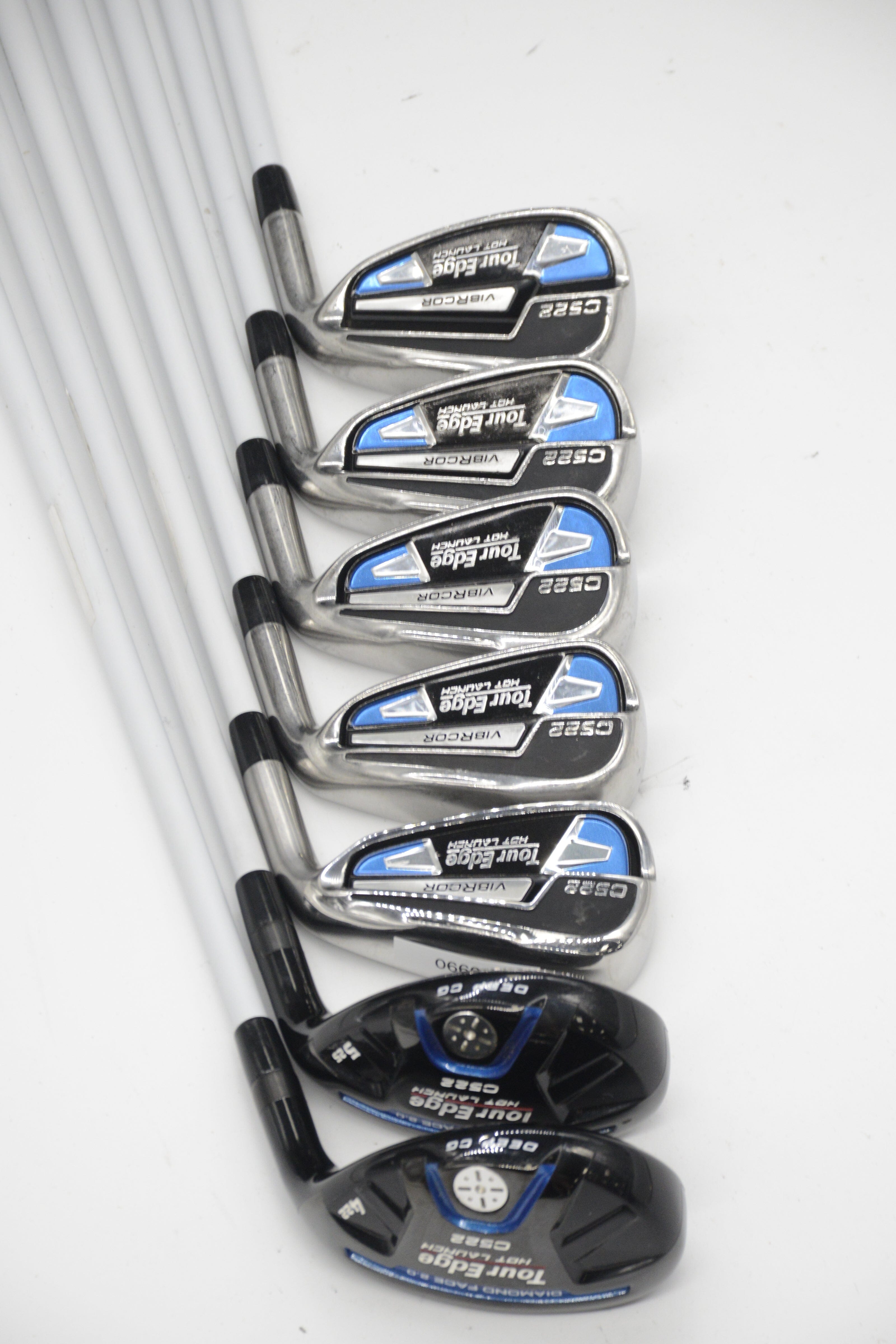 Tour Edge Hot Launch C522 4H, 5H, 6-PW Iron Set R Flex -0.5" Golf Clubs GolfRoots 