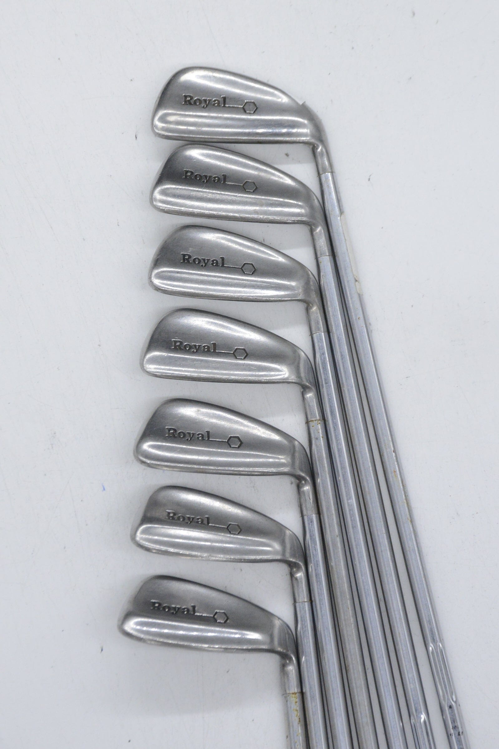 Royal Hexagon 3-9 Iron Set S Flex -0.5" Golf Clubs GolfRoots 
