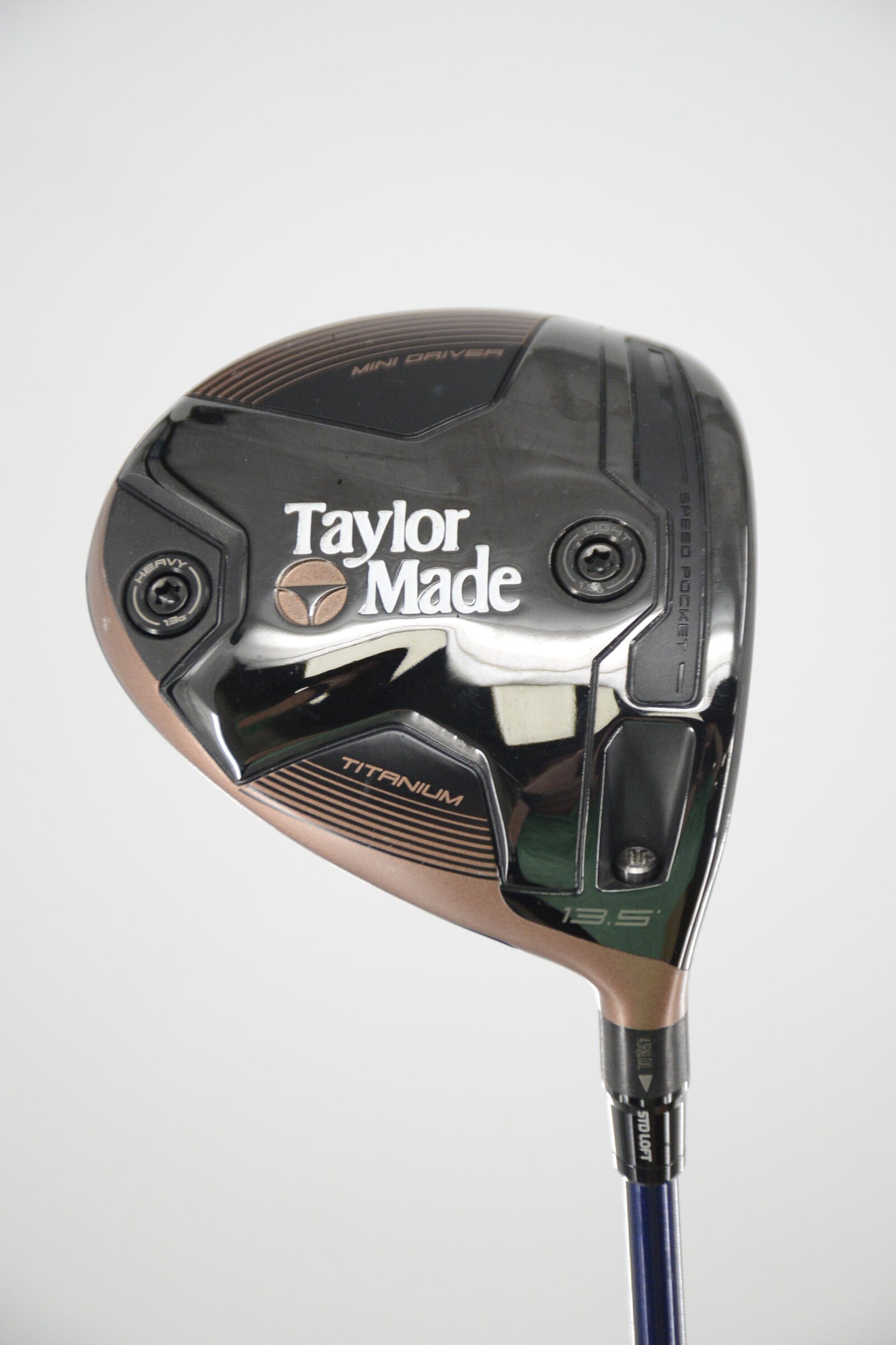 TaylorMade BRNR Mini Copper 13.5 Degree Driver S Flex 43.25" Golf Clubs GolfRoots 