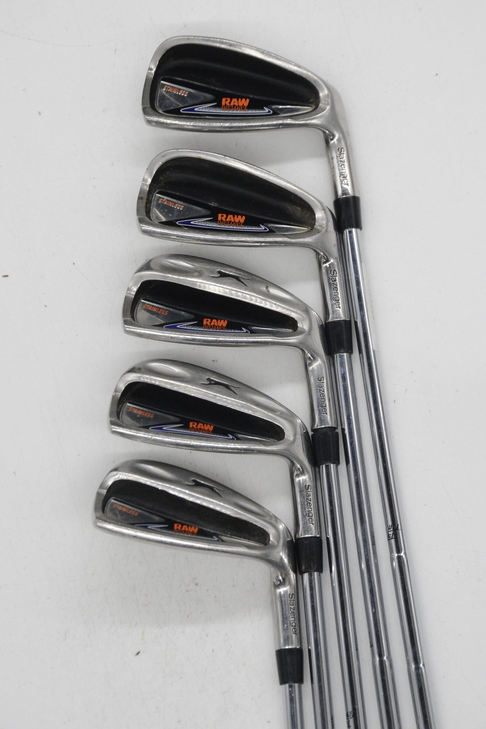 Slazenger RAW Distance 7-GW Iron Set R Flex +0.25" Golf Clubs GolfRoots 