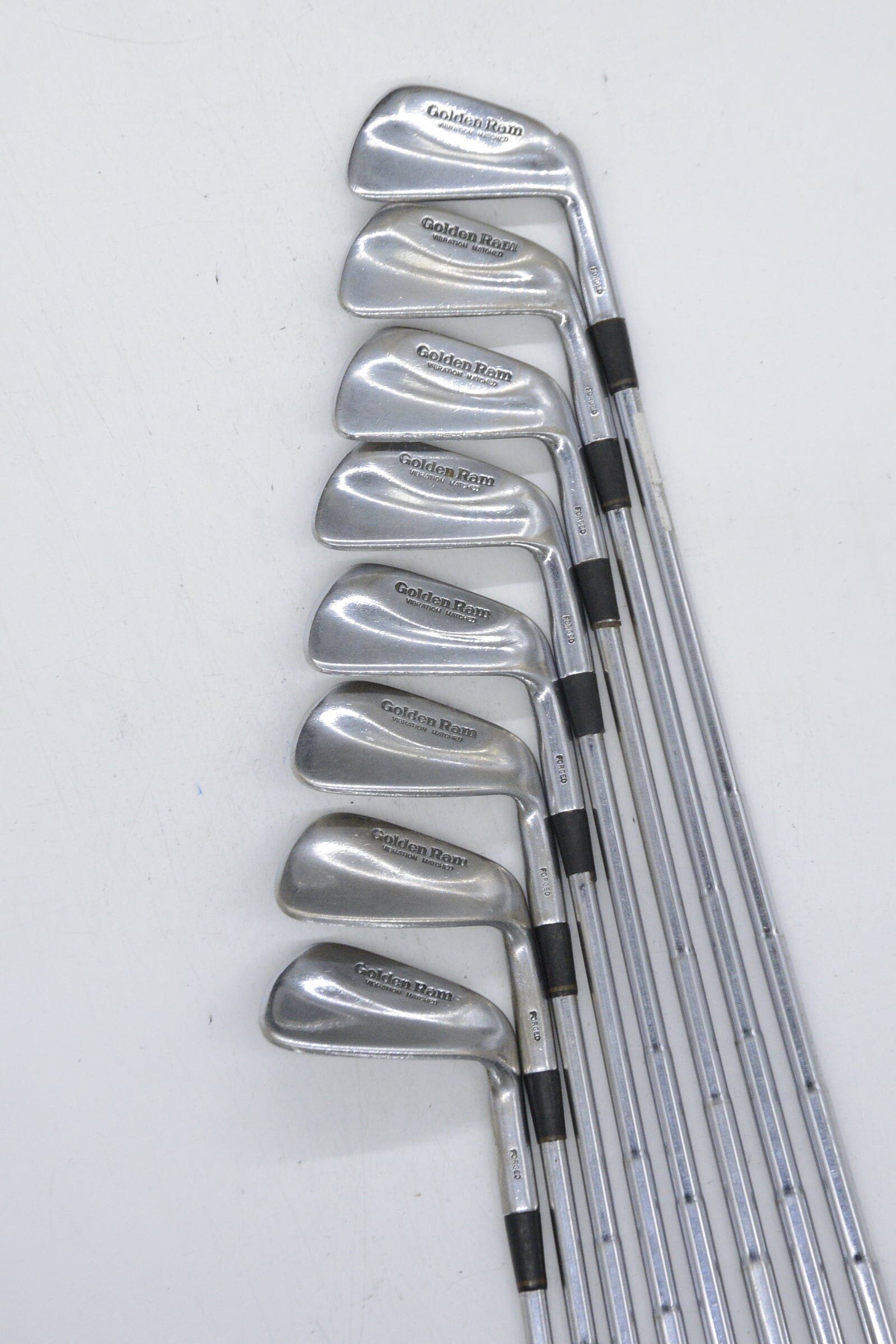 Golden Ram 3-PW Iron Set R Flex -0.5" Golf Clubs GolfRoots 