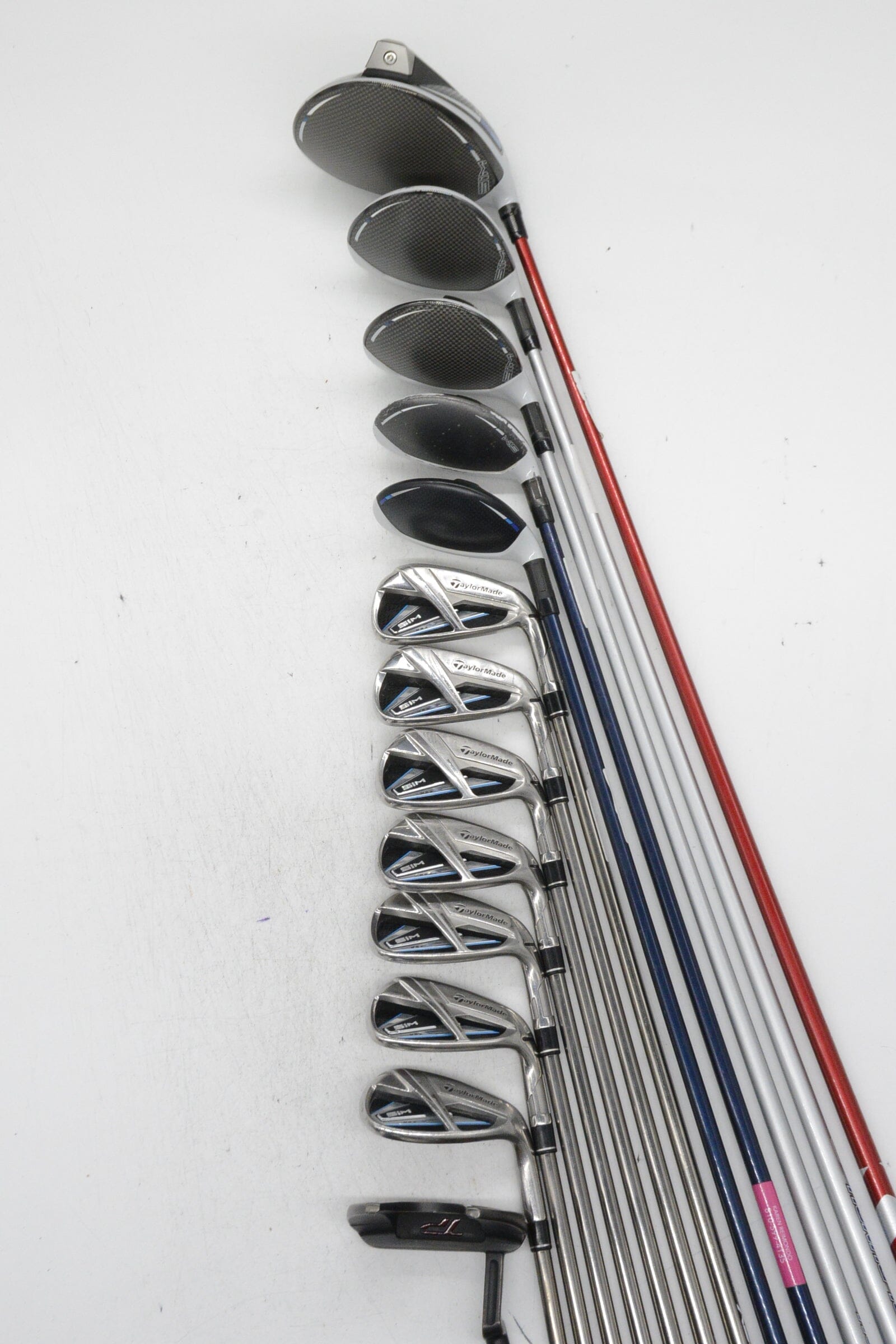 TaylorMade SIM Max Mixed Full Set SR Flex -0.25" Golf Clubs GolfRoots 
