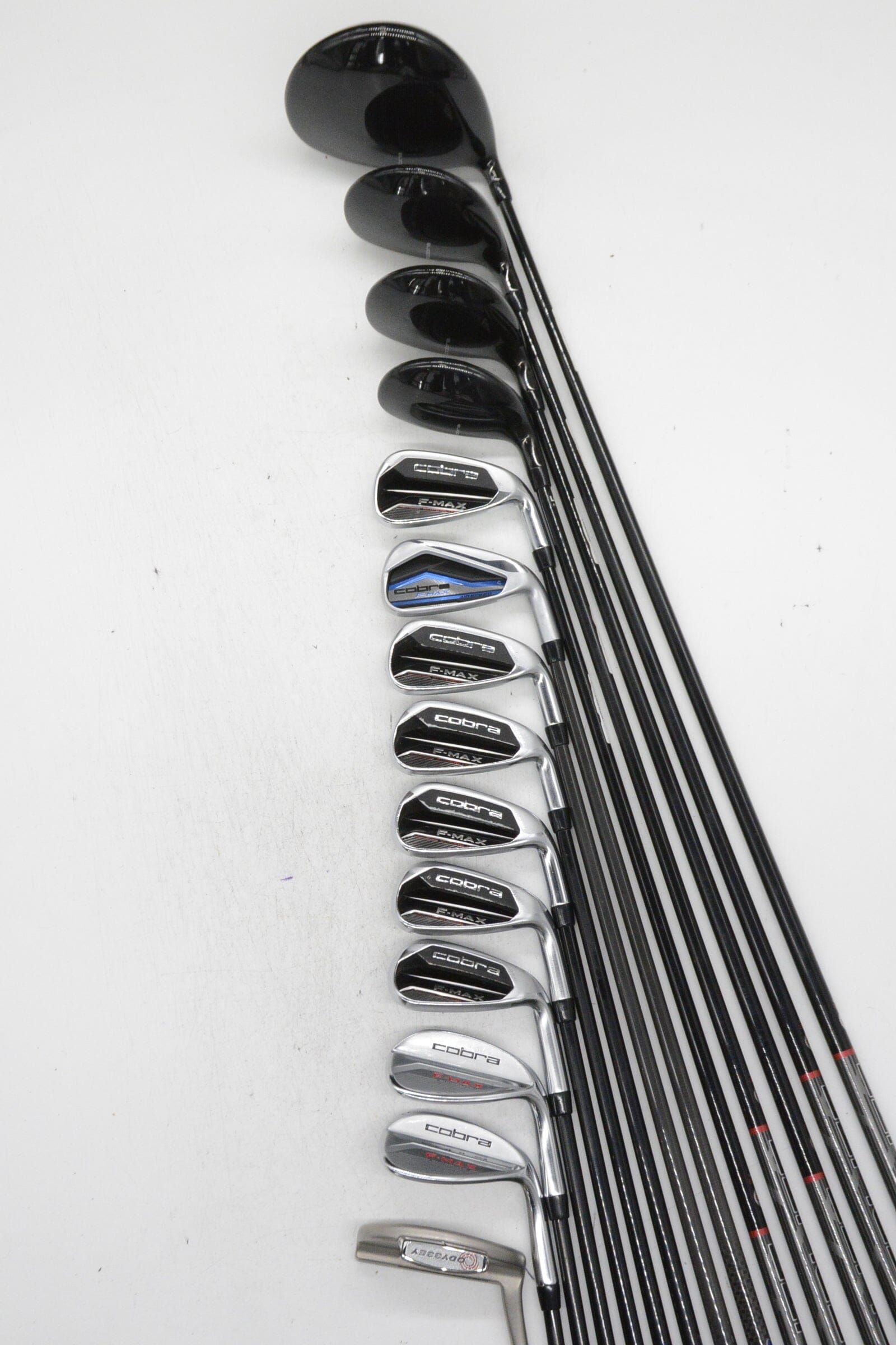 Cobra F-Max Superlite Mixed Full Set SR Flex -0.5" Golf Clubs GolfRoots 