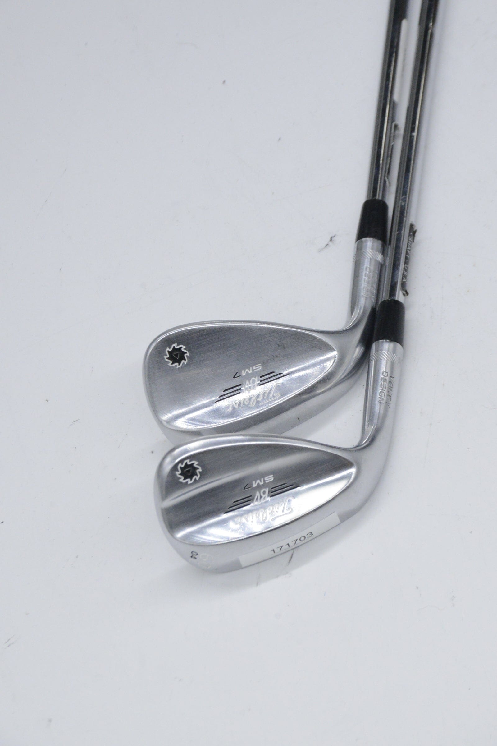 Lefty Titleist Vokey SM7 Tour Chrome 56 & 60 Degree Wedge Set Wedge Flex