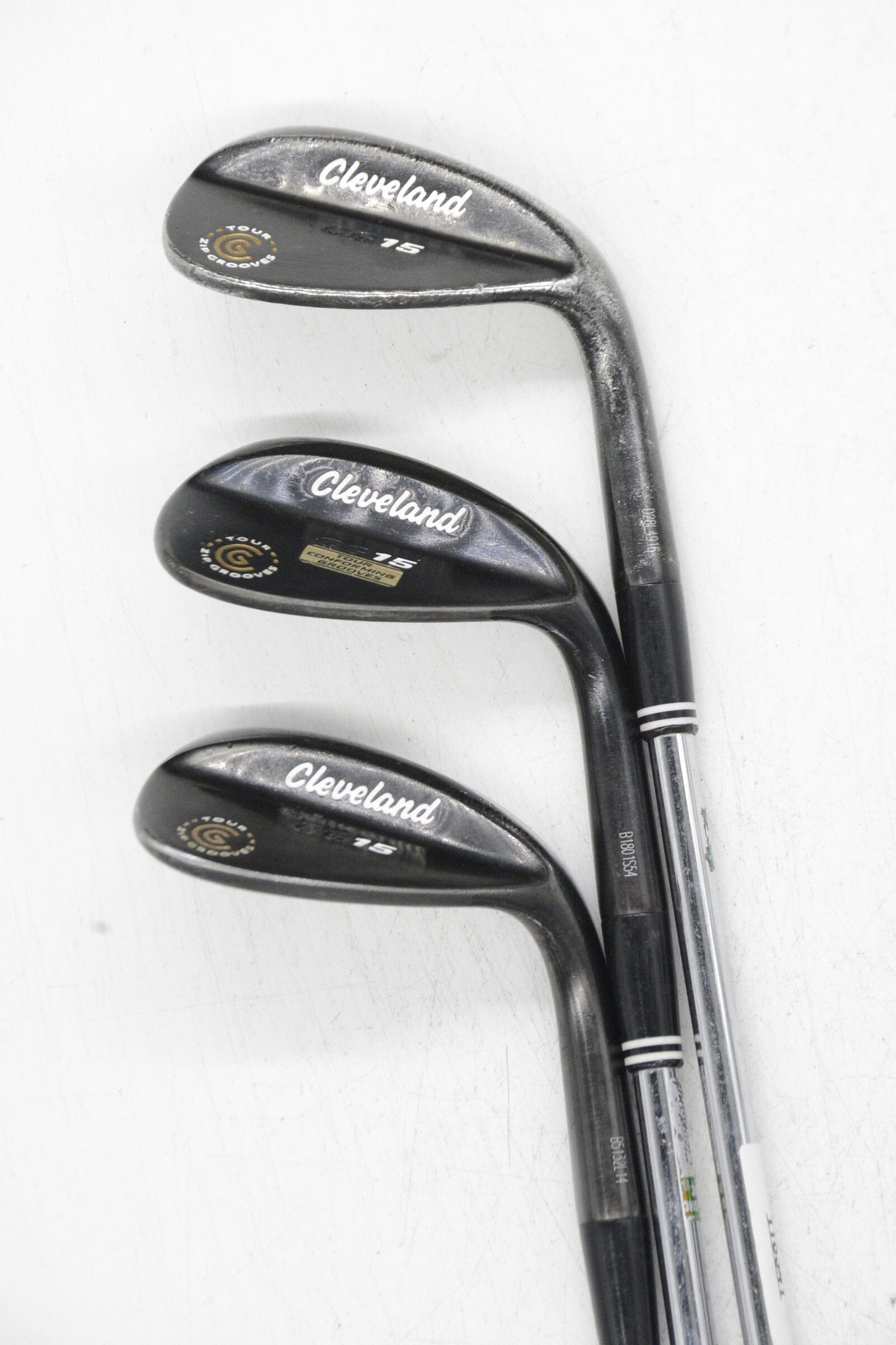 Cleveland CG15 Black Pearl 52, 56, 60 Degree Wedge Set Wedge Flex Golf Clubs GolfRoots 