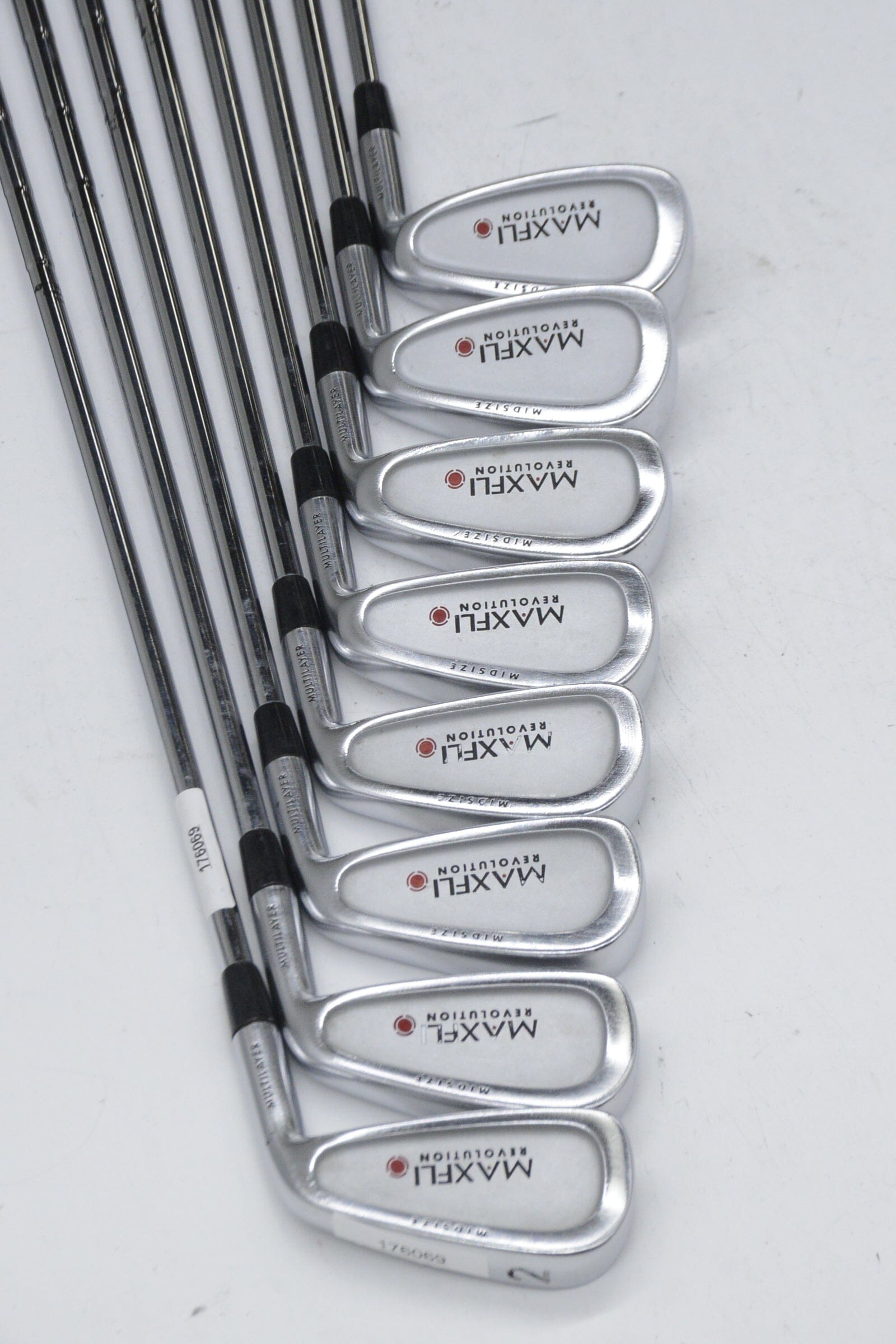 MaxFli Revolution Red 2-9 Iron Set R Flex +1.25" Golf Clubs GolfRoots 