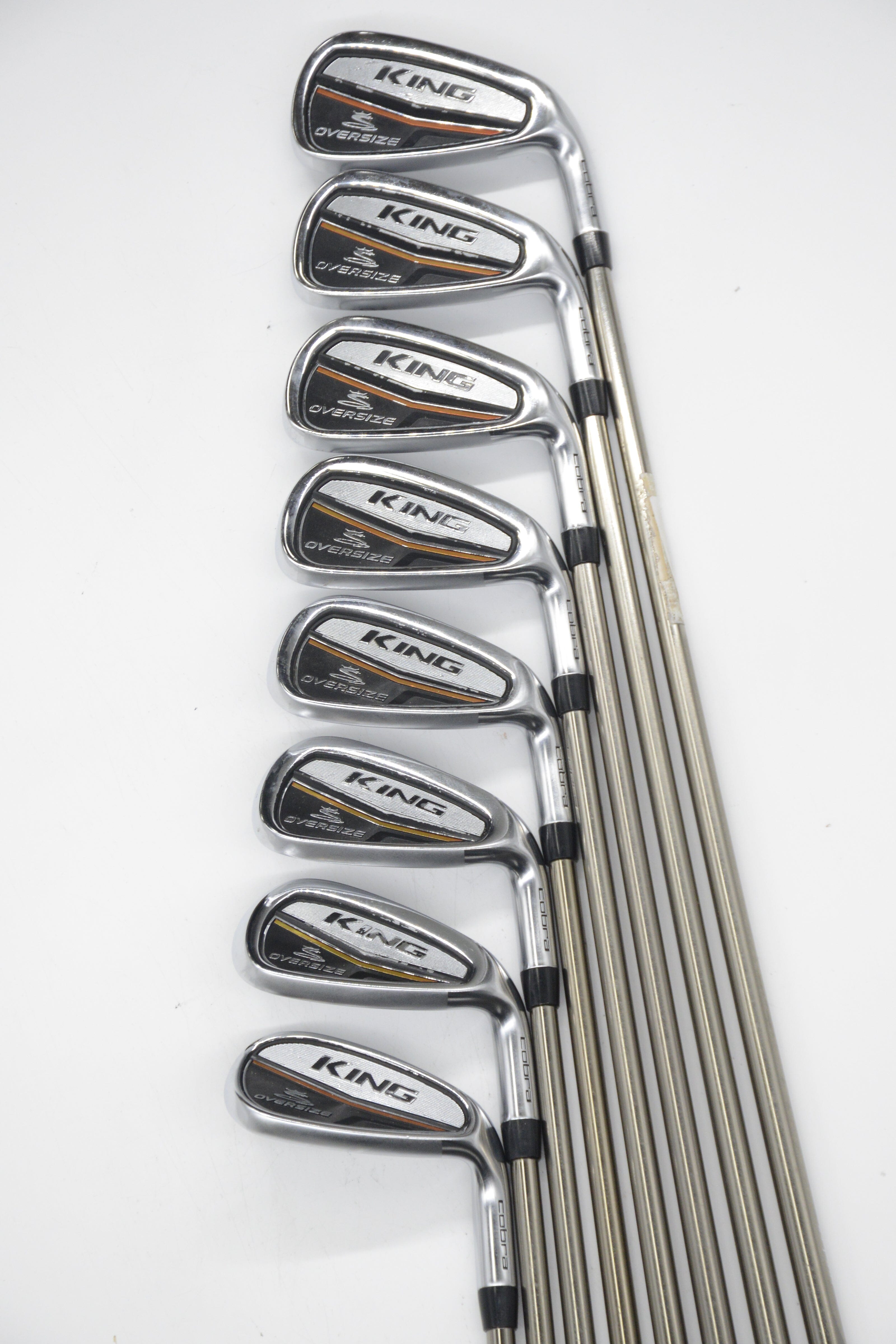 Cobra King Oversize 4-GW Iron Set R Flex +0.5" Golf Clubs GolfRoots 