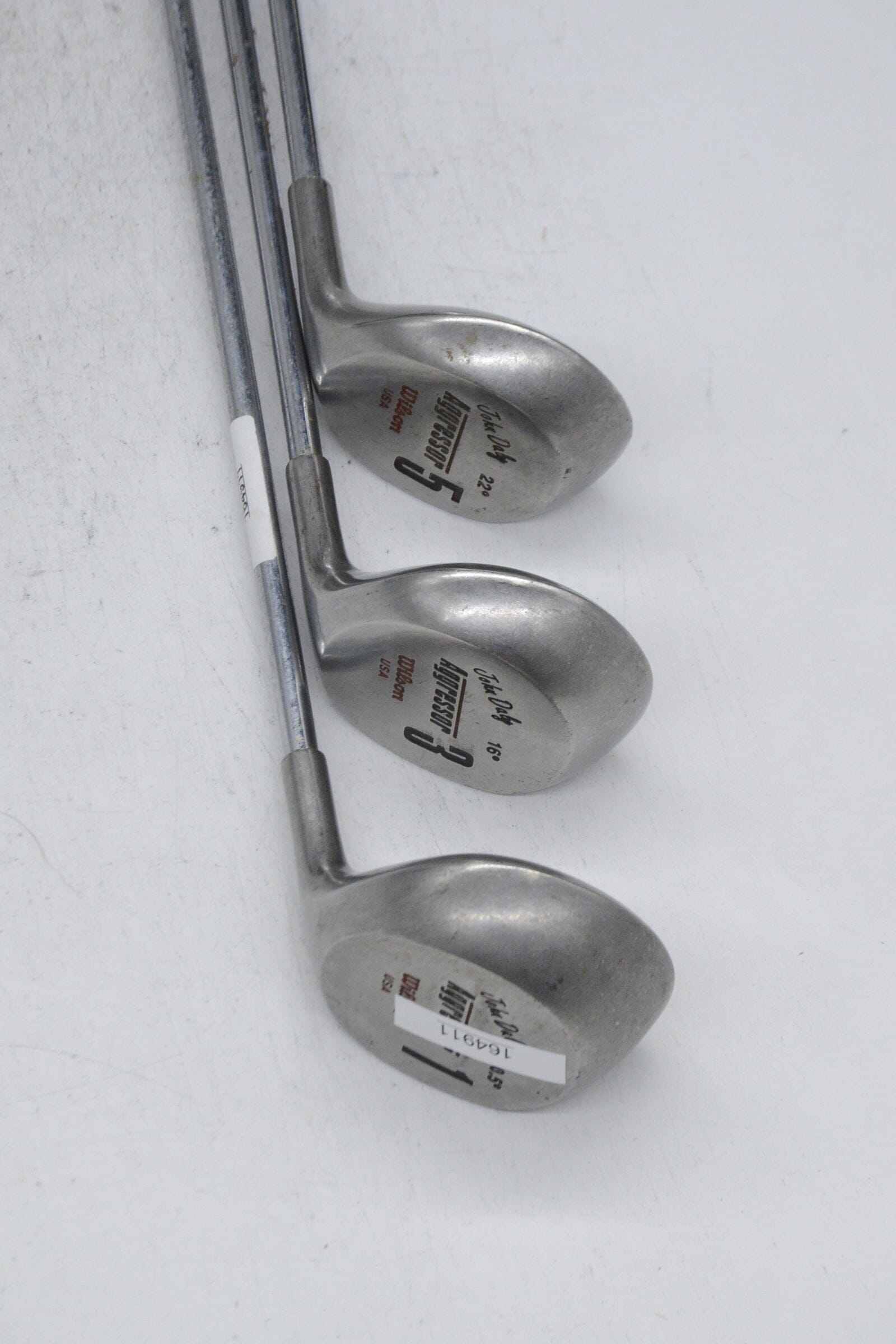Wilson Agressor D, 3W, 5W Wood Set R Flex Golf Clubs GolfRoots 