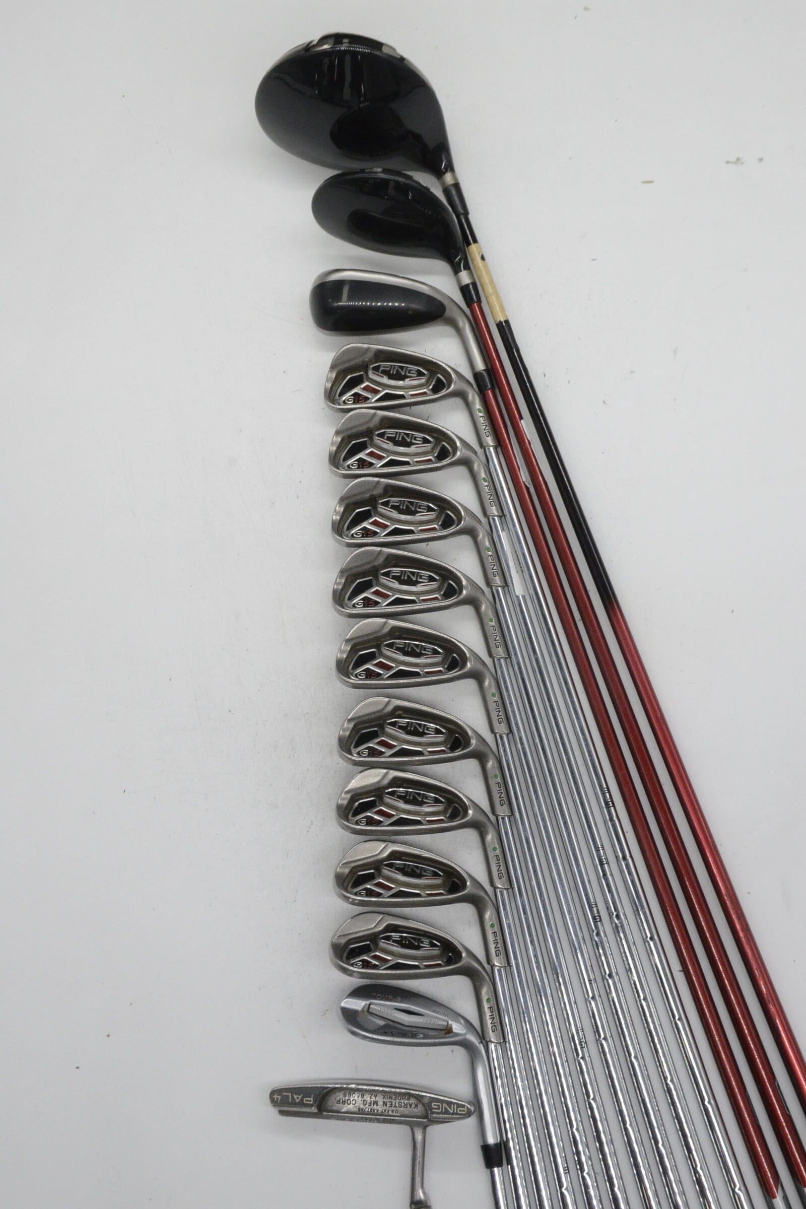 Ping G15 Mixed Full Set S Flex +1.5" Golf Clubs GolfRoots 