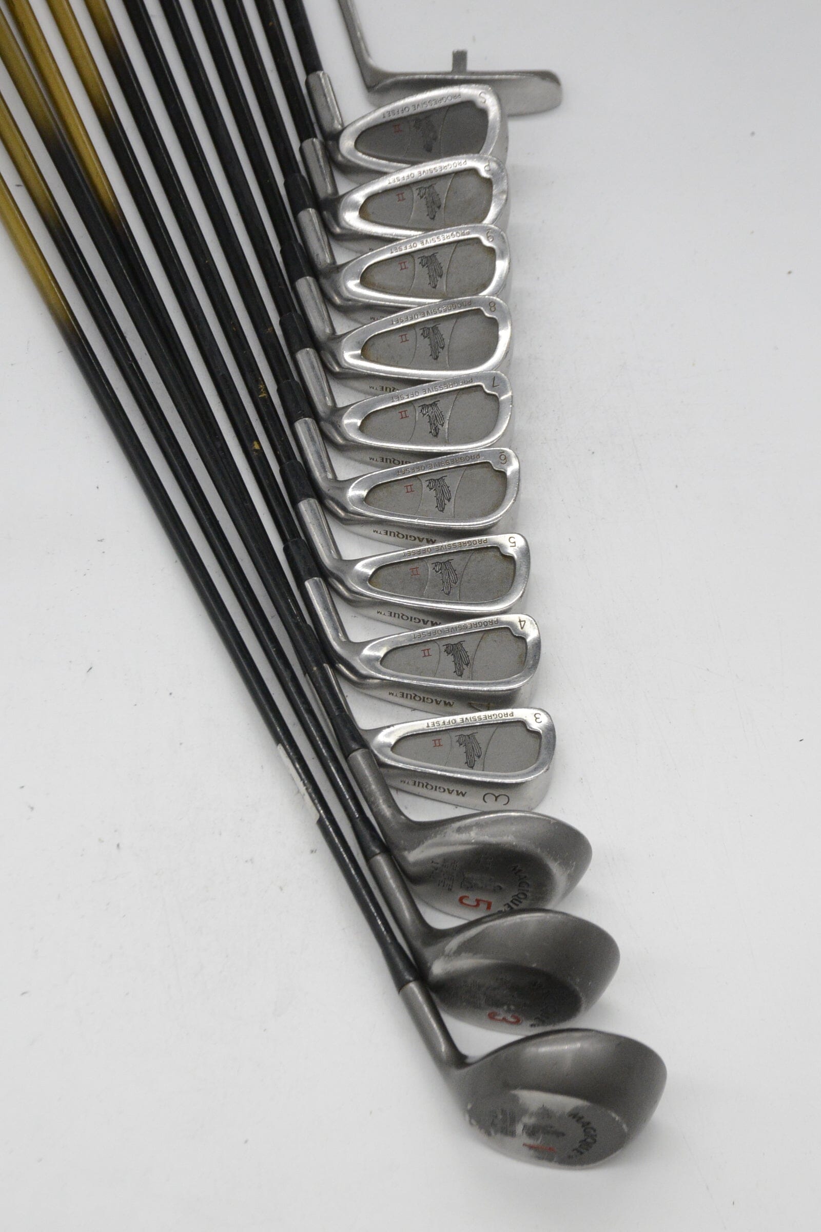 Magique Progressive Mixed Full Set SR Flex -1" Golf Clubs GolfRoots 
