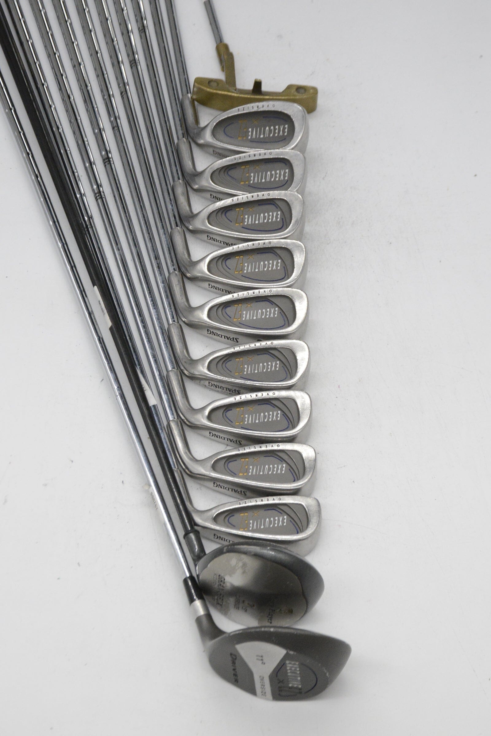 Spalding Executive EZ Mixed Full Set R Flex -0.5" Golf Clubs GolfRoots 