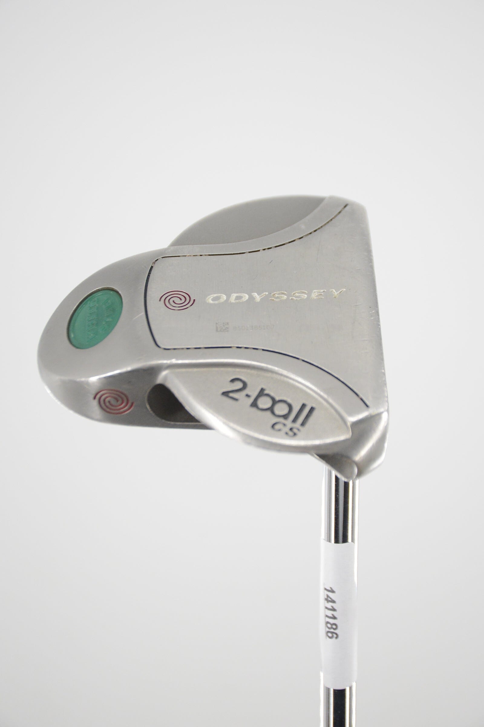 Odyssey White Steel 2-Ball Center Shaft Putter 34.25" Golf Clubs GolfRoots 