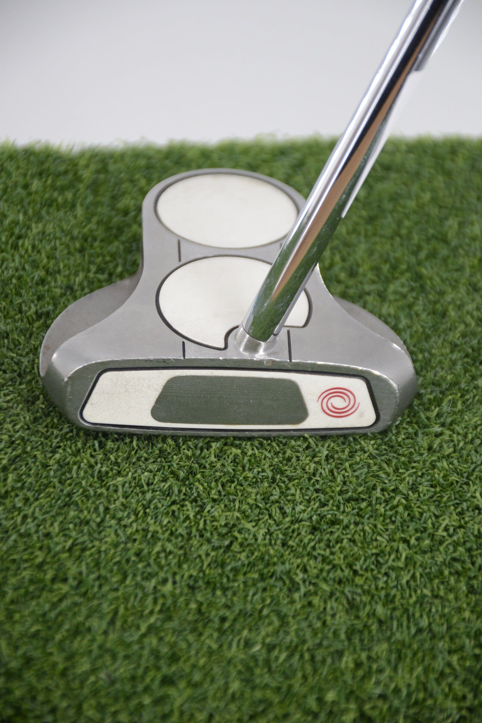 Odyssey White Steel 2-Ball Center Shaft Putter 34.25" Golf Clubs GolfRoots 