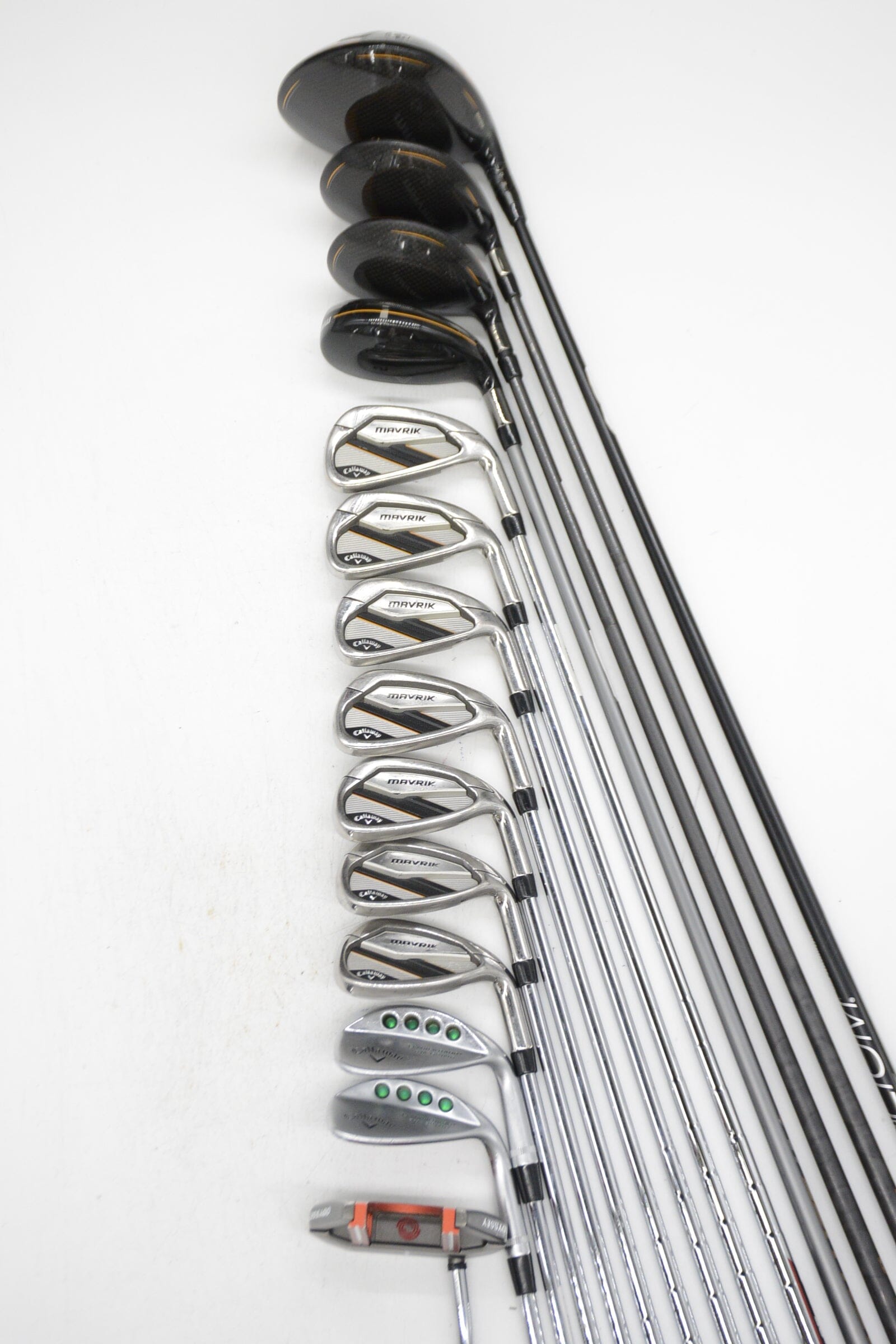 Callaway Mavrik Mixed Full Set R Flex -0.25" Golf Clubs GolfRoots 