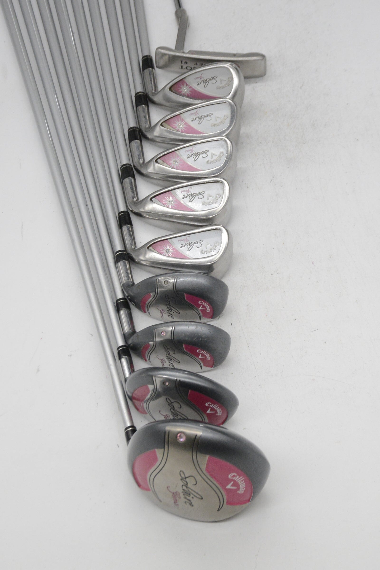 Women's Callaway Solaire Gems Mixed Full Set W Flex -0.25" Golf Clubs GolfRoots 