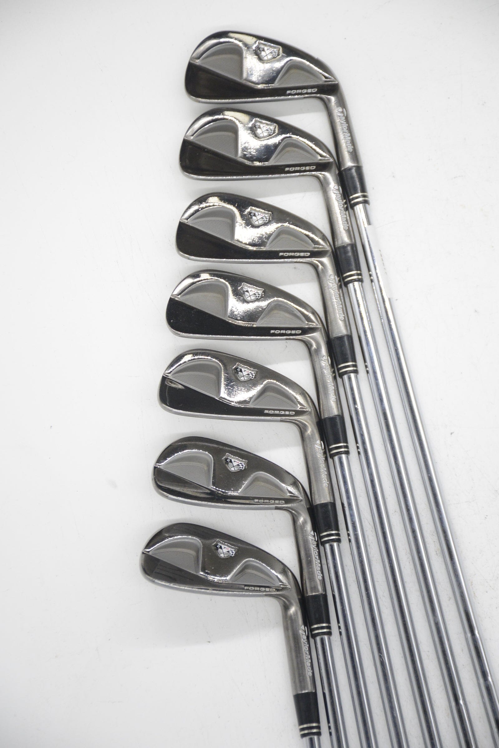 TaylorMade Rac MB TP Smoke 3-9 Iron Set S Flex Std Length Golf Clubs GolfRoots 